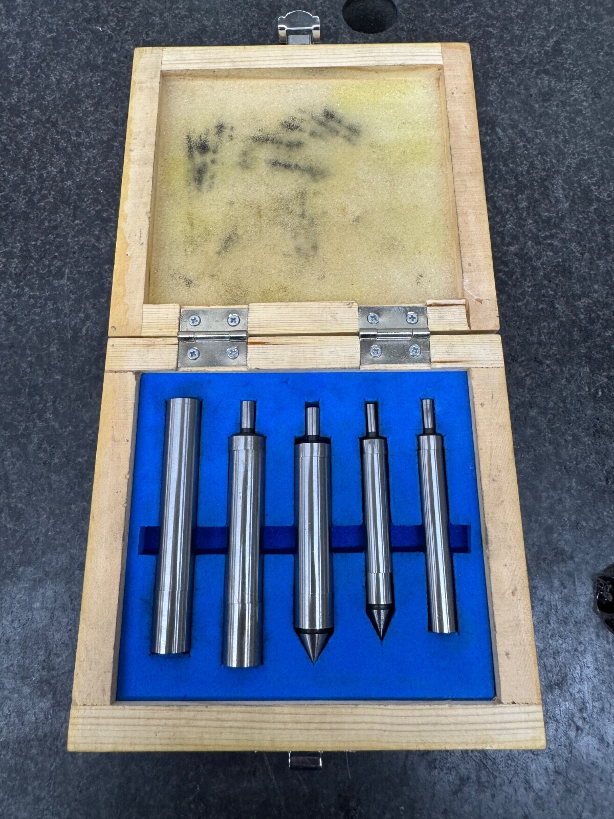 Precision 5 Piece Edge Finders Set -Hardened Tool Steel/Imperial Standard.