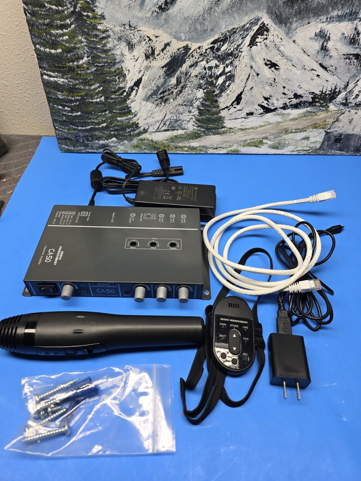 Audio Enhancement CA-50 Classroom Amplifier System AC Adapter Power ETC.