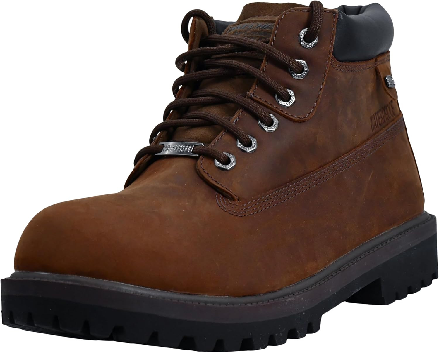 Skechers Men's Verdict Waterproof Leather Traction Boot, Med - Wide - X Wides