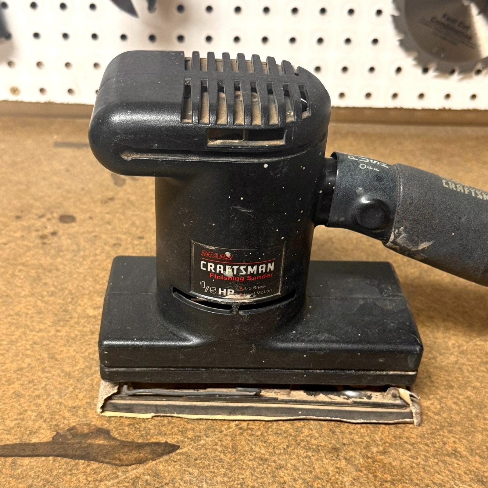 Craftsman 1/3 Sheet Sander Dual Motion Corded Palm Sander Tested