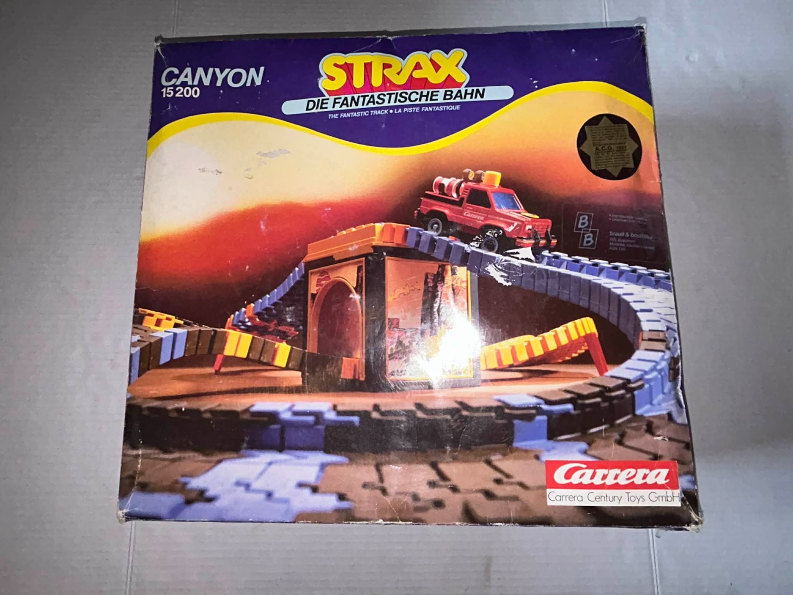 VERY RARE Vintage 1990's STRAX DIE FANTASTISCHE BAHN CANYON 15200 CARRERA