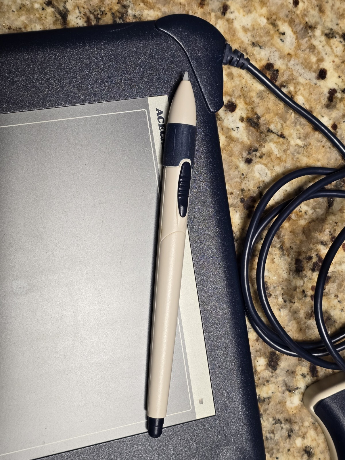ACECAD FLAIR USB Digital Notepad 5x4 With Pen & Stand & Two Tips