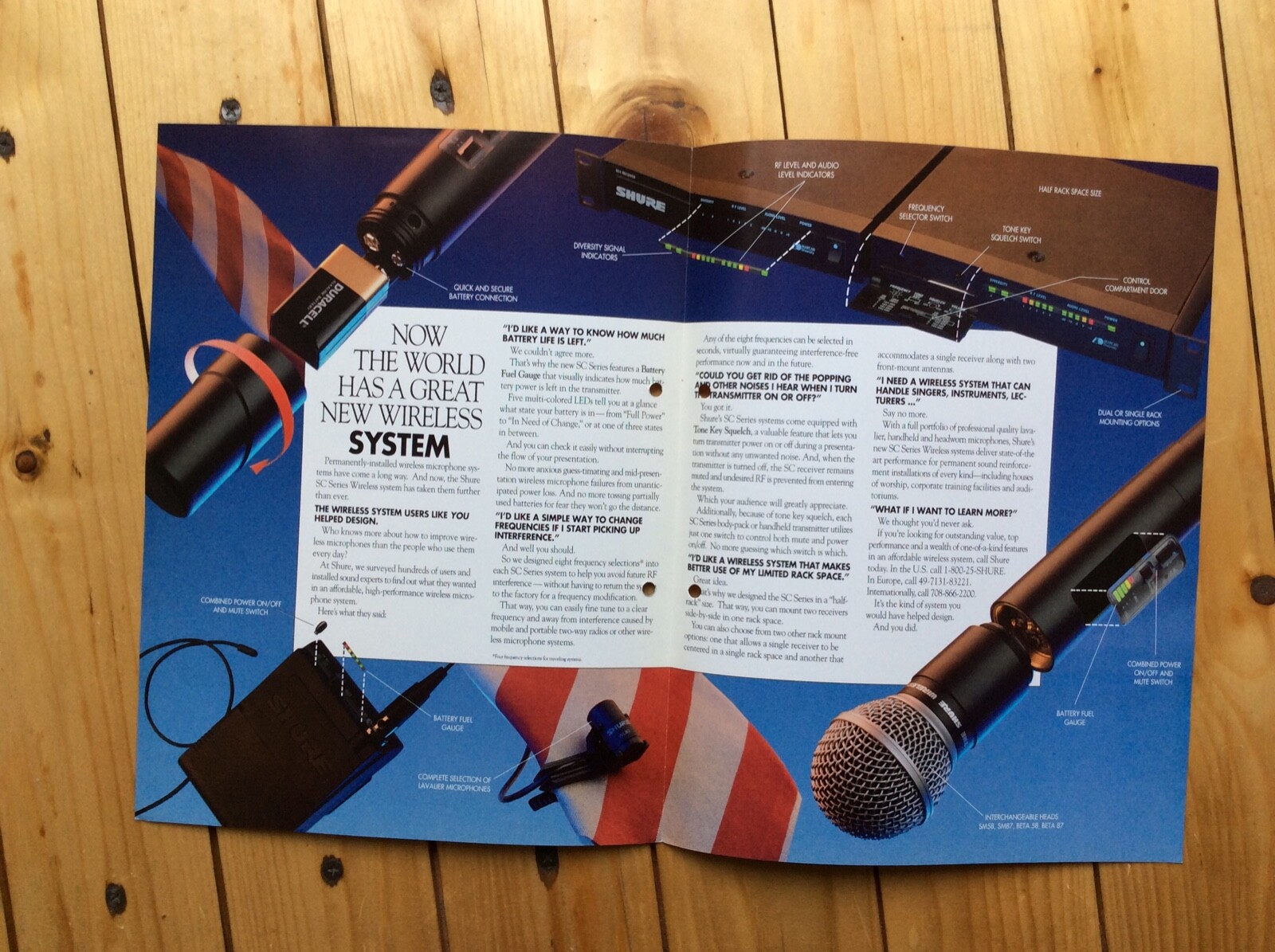 1994 Brochure, Shure SC Wireless