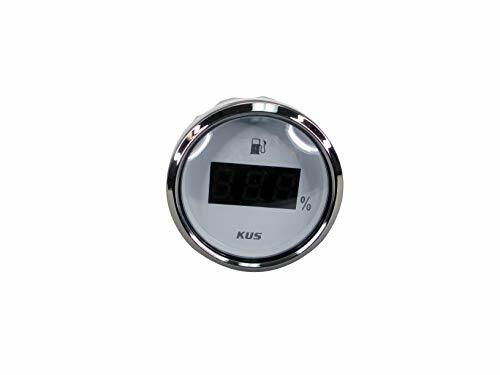 Pactrade Marine Boat Kus Digital Fuel Level Gauge Indicator 2'' 12V/24V 52mm 240