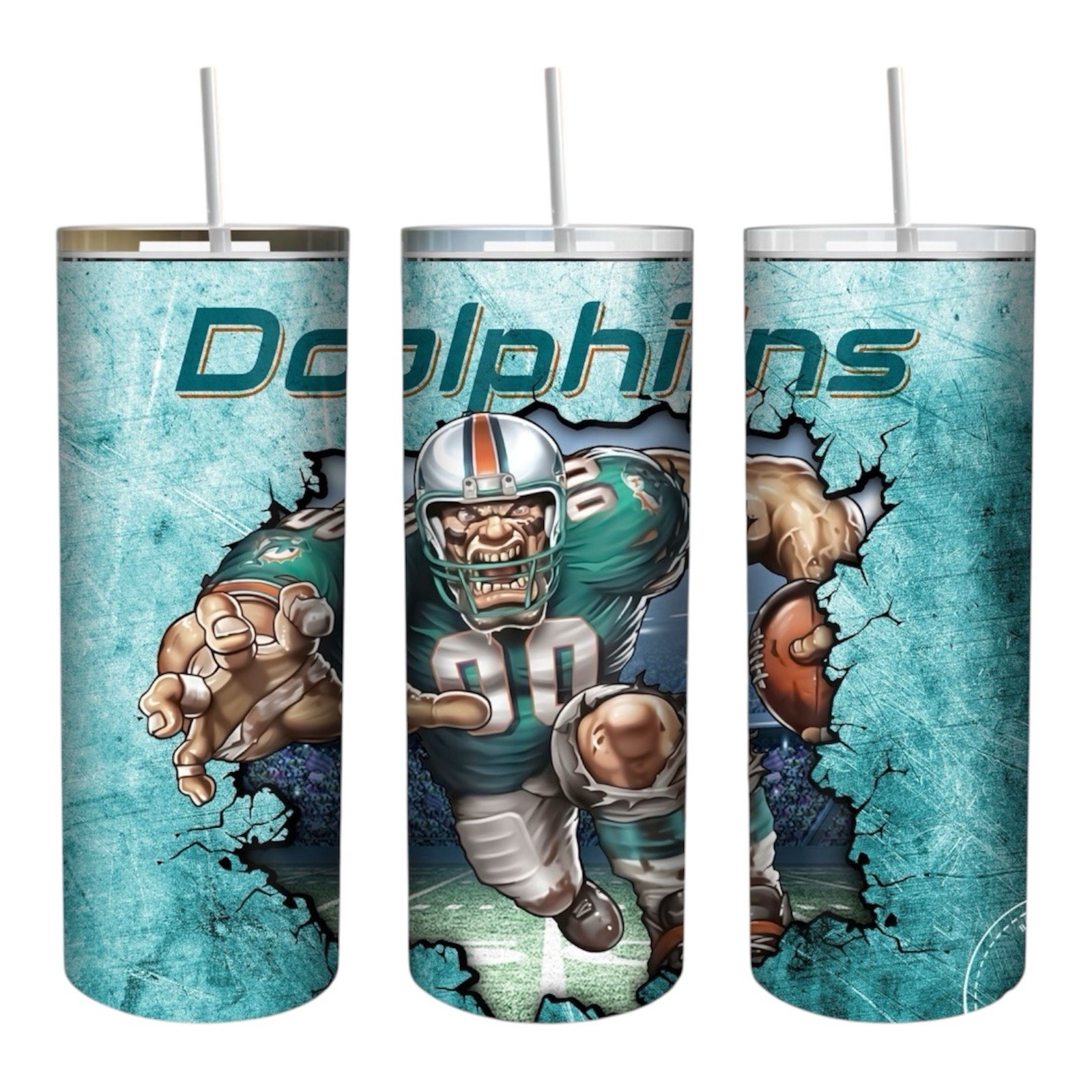DOLPHINS  -  Tumbler 20 oz Stainless Steel