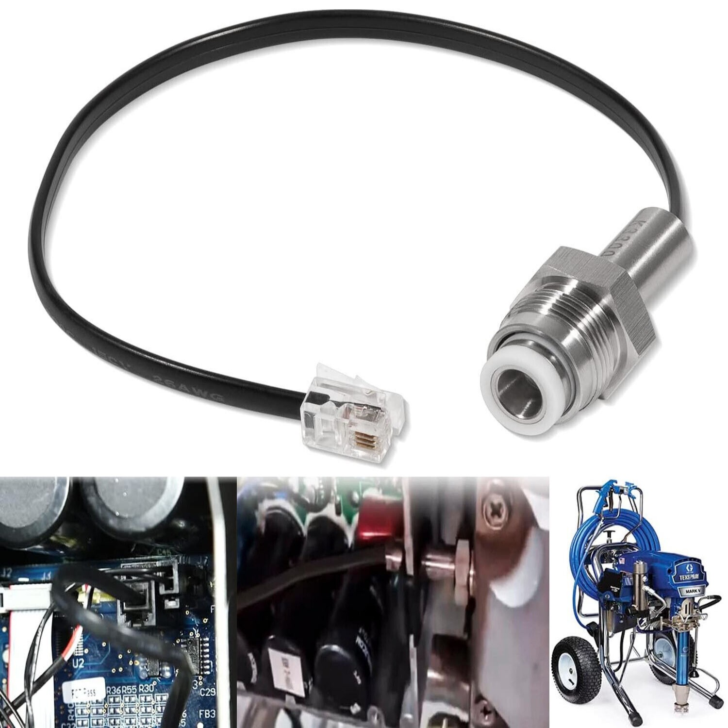 Airles Sprayer Pressure Transducer for Most Graco Airless Paint Sprayers 243222