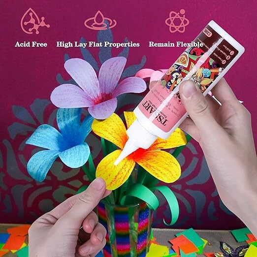 Precision Craft Glue Tip Kit 4.4 fl oz 130ML Acid Free Dries Clear Discontinued