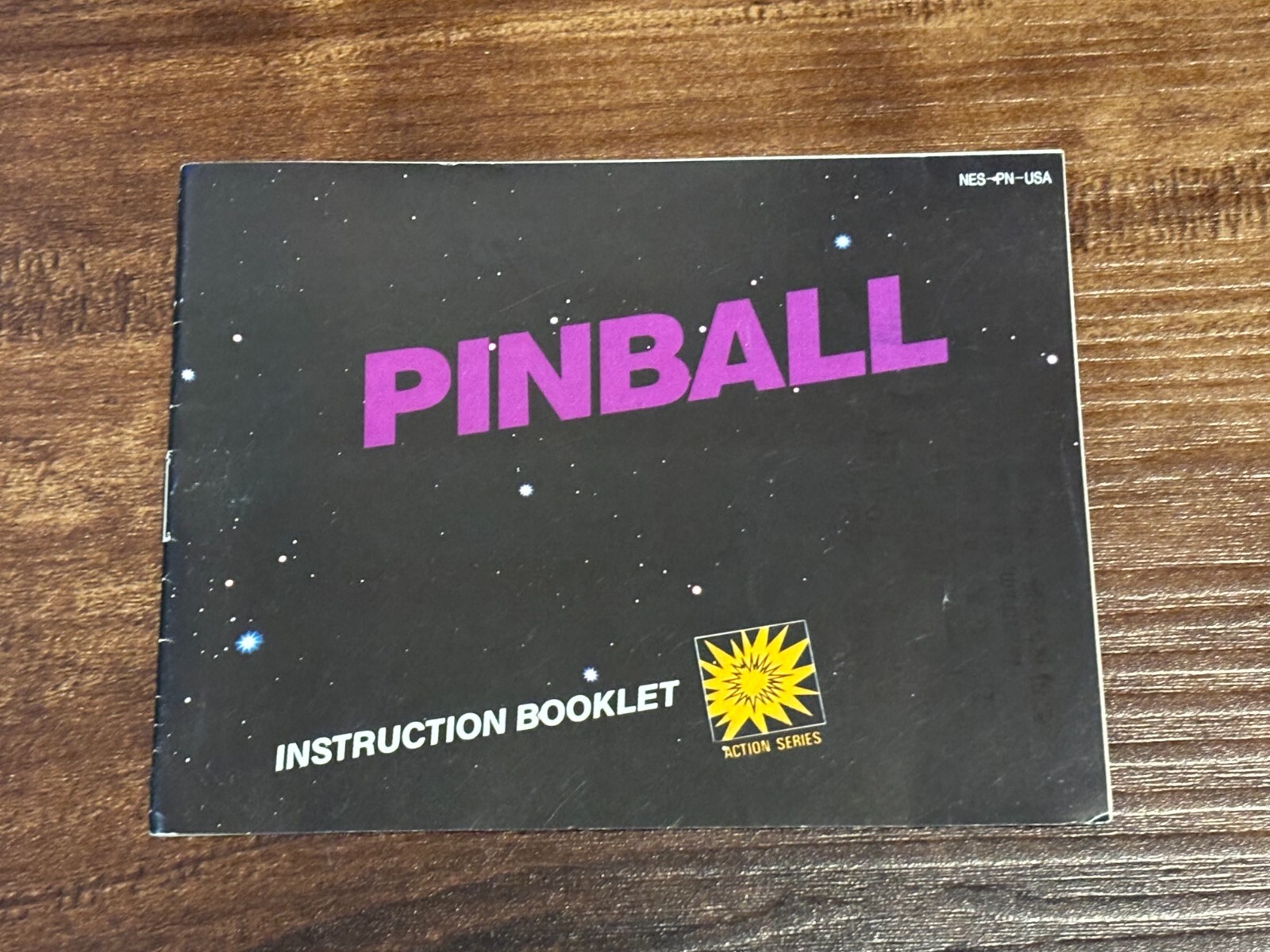 Pinball Black Box Version Nintendo NES Instruction Manual Only
