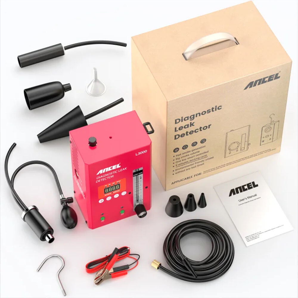 Professional ANCEL Automotive Smoke Machine Leak Detector Steady Temp Control