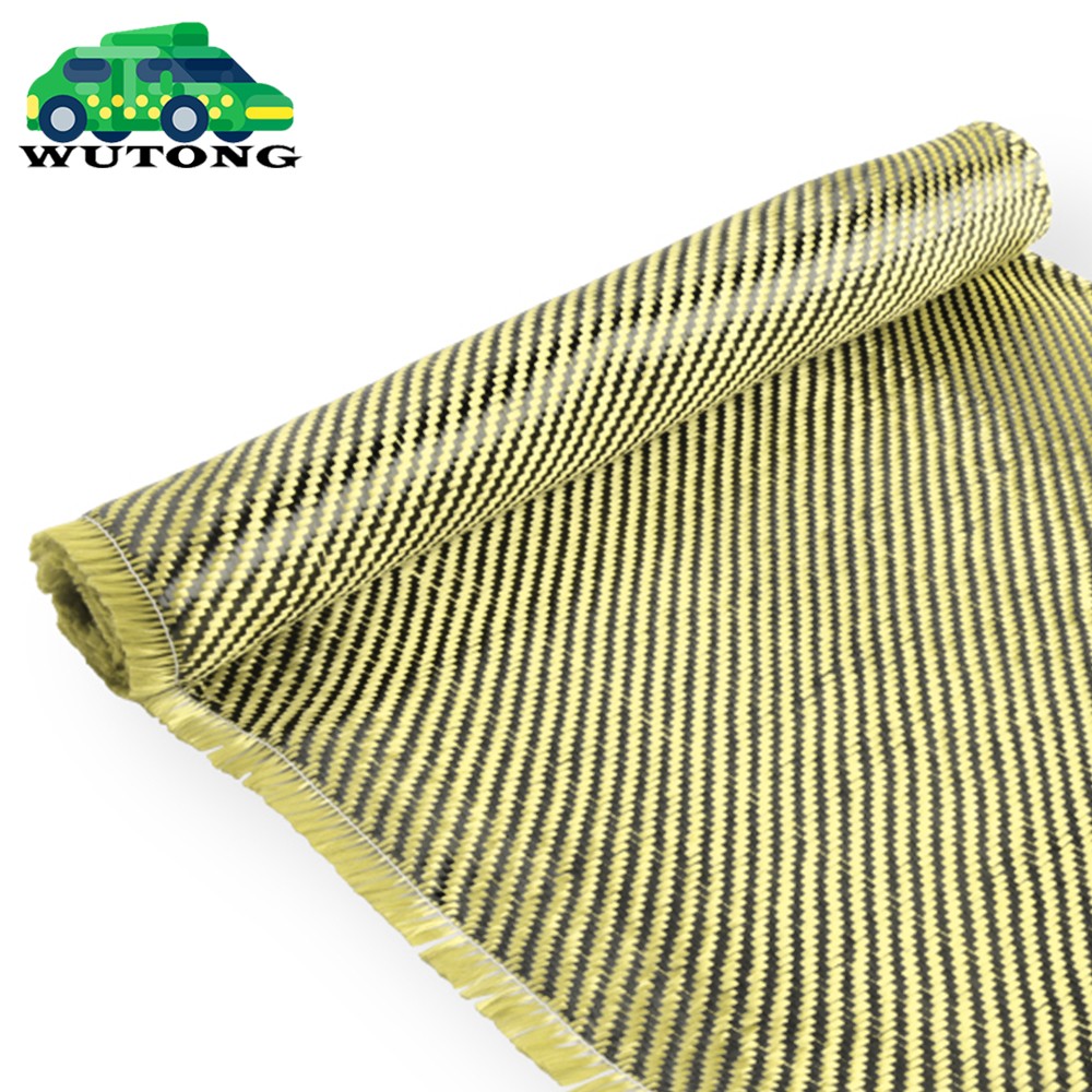 12" x 60" Carbon Fiber Cloth Roll Vinyl Wrap Fabric 2x2 Twill Weave 3K/200gsm