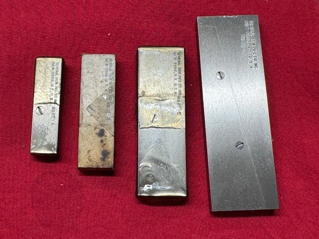 General Tools No. S-112-4 Adjustable Parallel Set, 3/8-1-5/16" Old Inventory