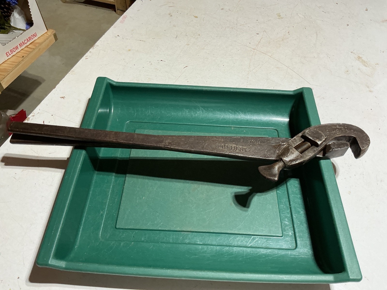 Antique 1878-1890 O.W.S. Co. “Polly” Pipe Fitters Wrench Oil City Pa.