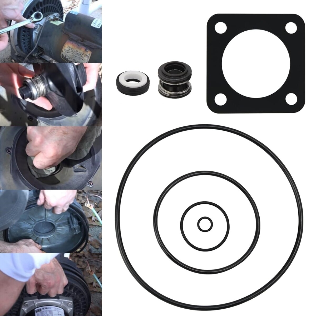 O-Ring Rebuild Kit for Sta-Rite P2RA & P2R Dura-Glas MaxeGlas Pool Pump PRE 1998