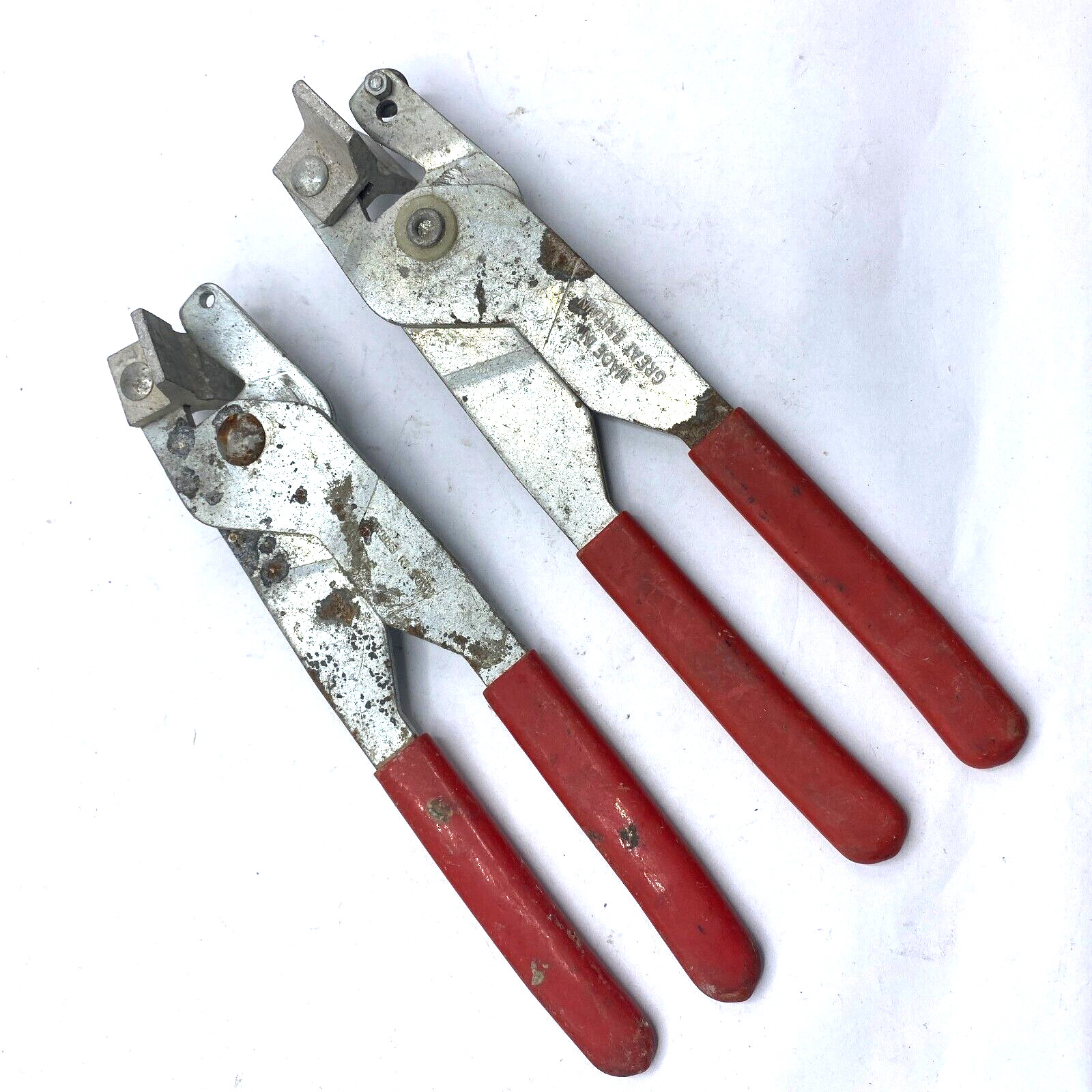 GLASS & TILE CUTTER NIPPER PLIERS TOOL PLIERS MADE IN GREAT BRITAIN LOT OF 2🔔