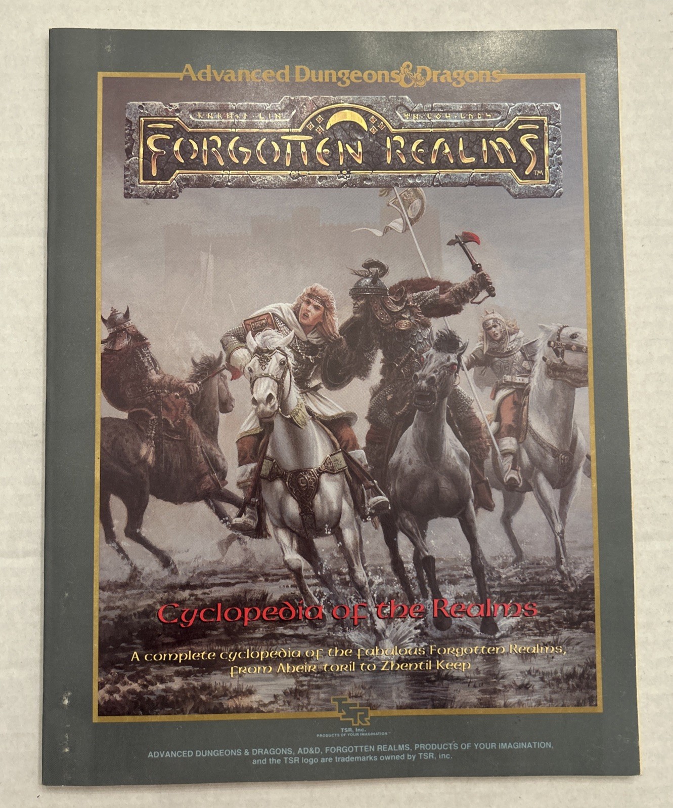 TSR Advanced Dungeons & Dragons Forgotten Realms Cyclopedia of the Realms 1987