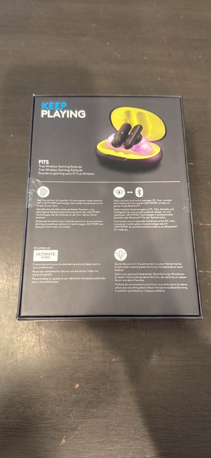 logitech g fits true wireless gaming earbuds