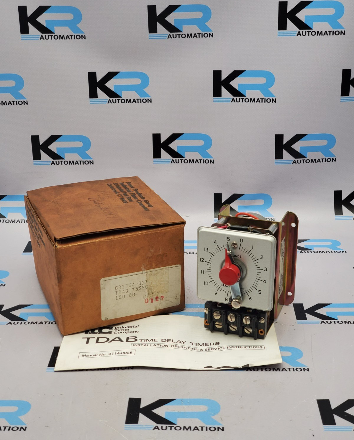 NEW Industrial Timer TDAB-15SEC Counter 120VAC