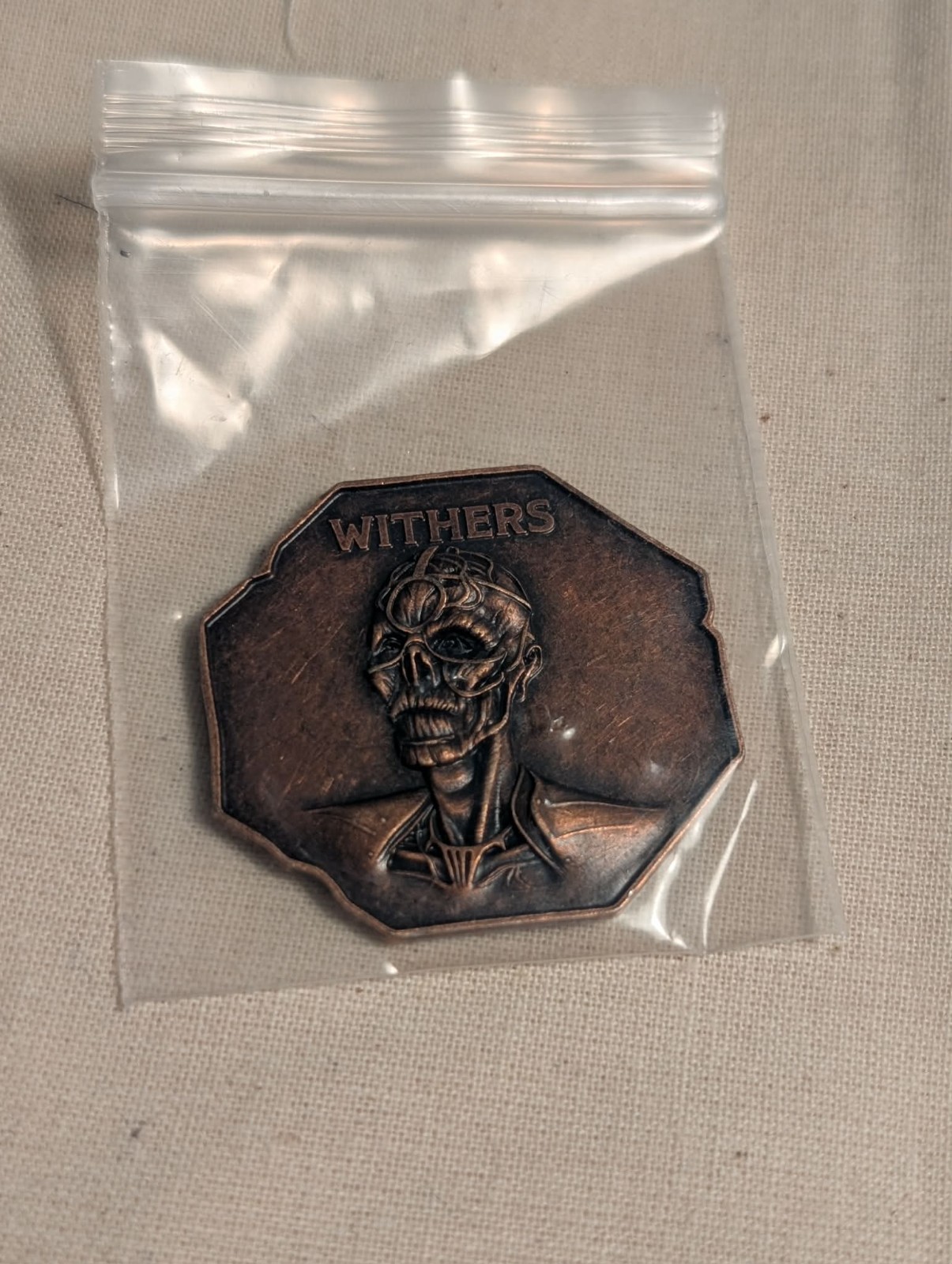Ability Coin "Withers" (Copper) - Baldur's Gate 3 Treasure Pack Sirius