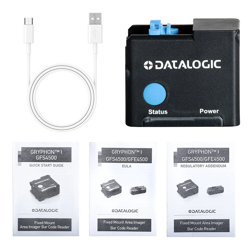 Datalogic GFS4520 2D USB Hands-free Fixed Imaging Barcode Scanner Reader w Cable