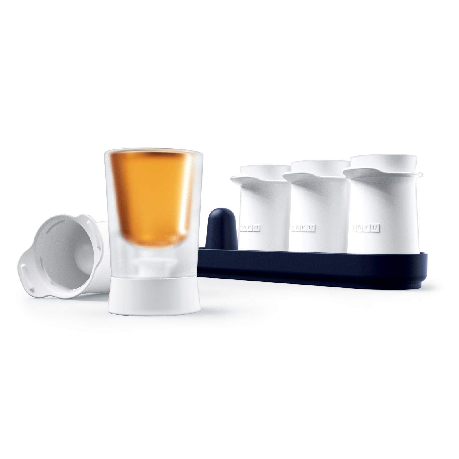 ZOKU Shooter Ice Molds, Makes 4 9.7 x 2.8 x 3.8 inches, Shooter, Set of 1