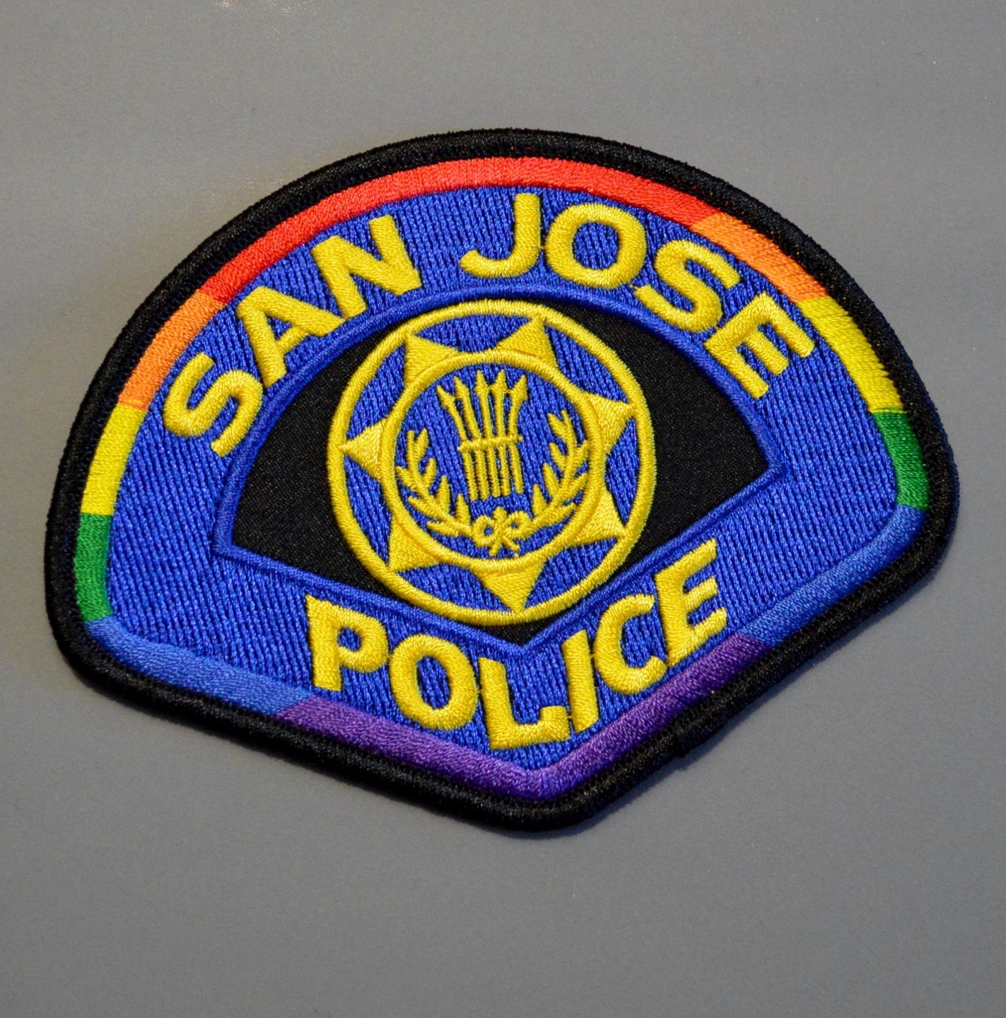 San Jose California Police Rainbow Patch #1 ++ Mint CA