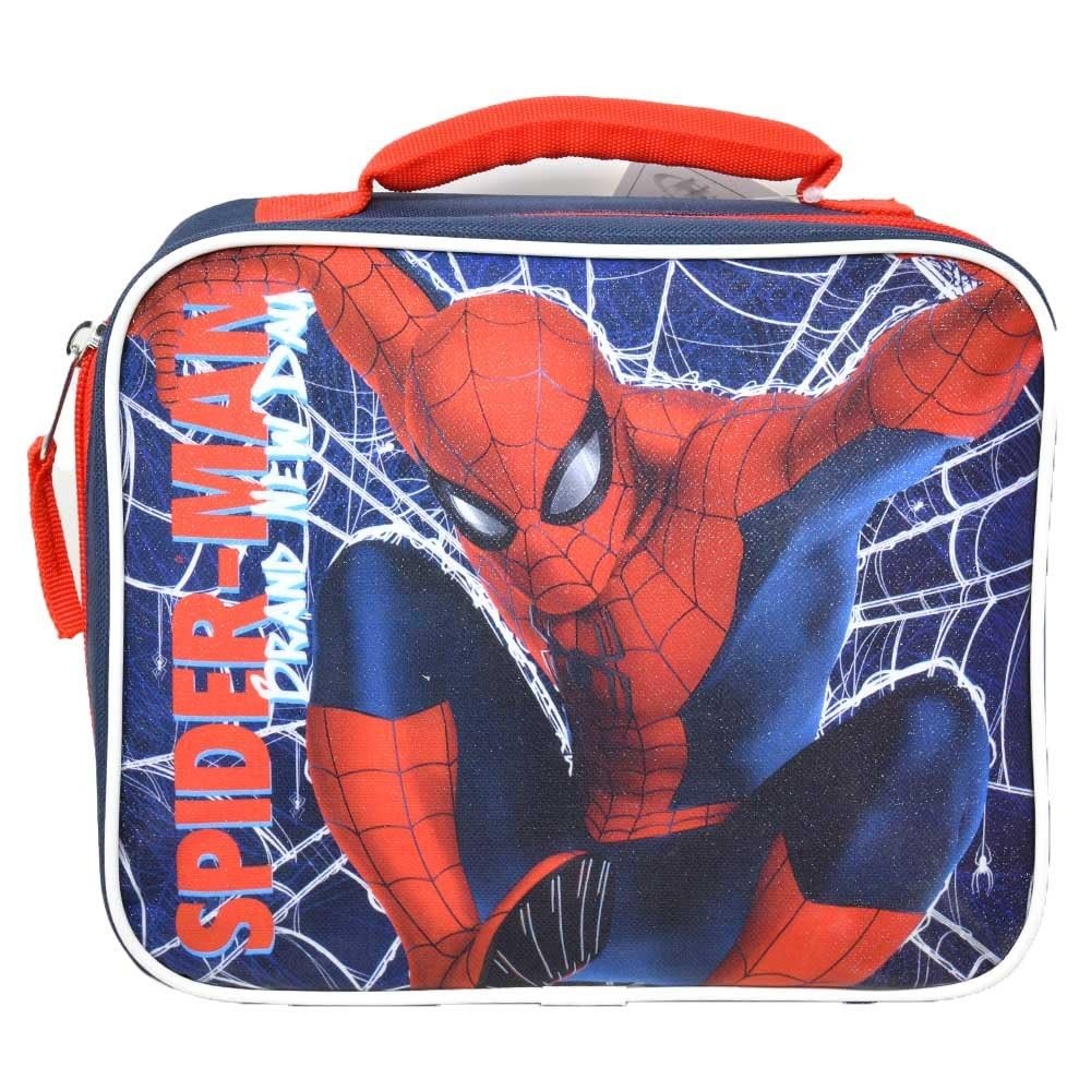 Fast Forward Kids Insulated Lunch Bag with Handle – Spiderman Design – Reusable