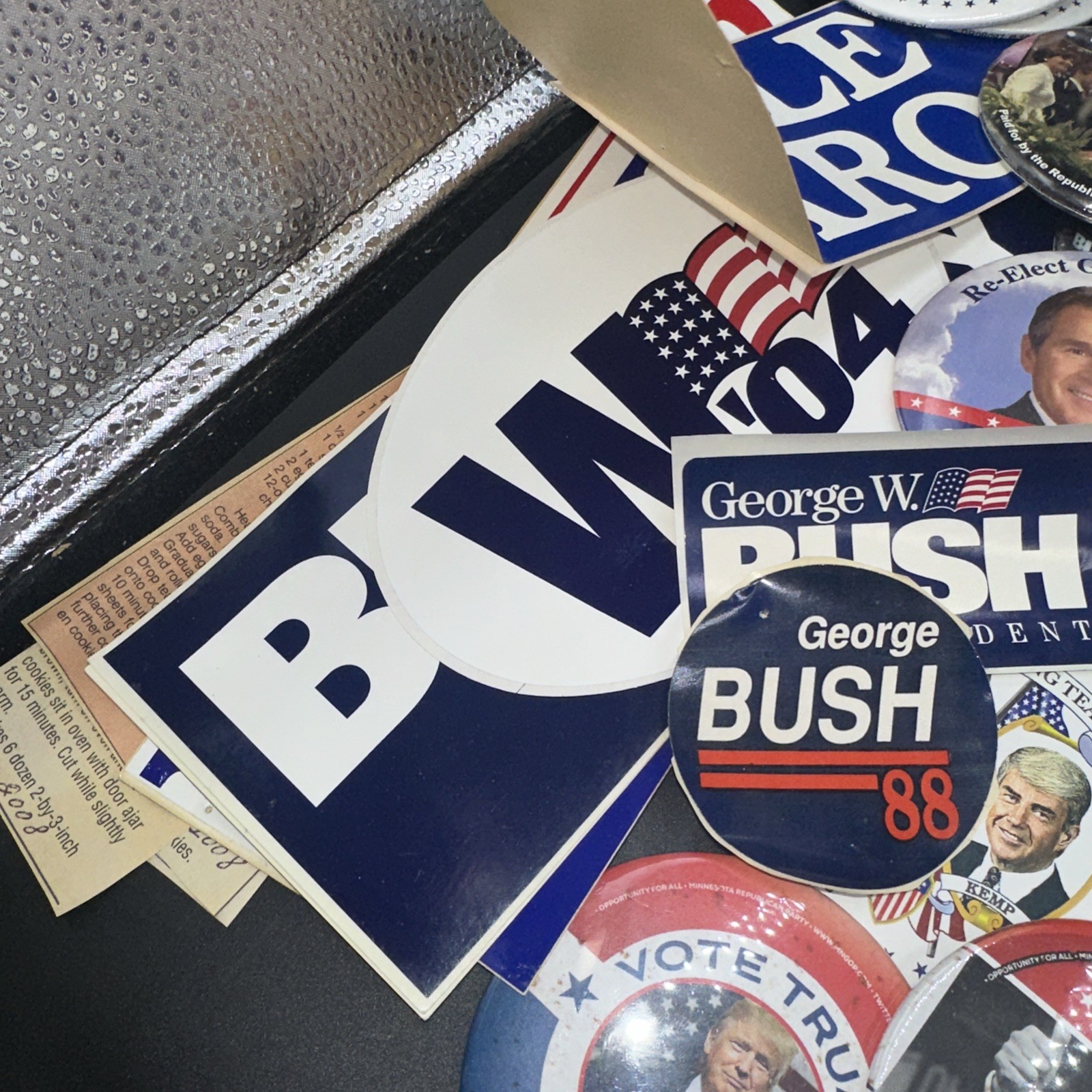 Political Collectibles Buttons Stickers Collection Lot 80’s To 10’s