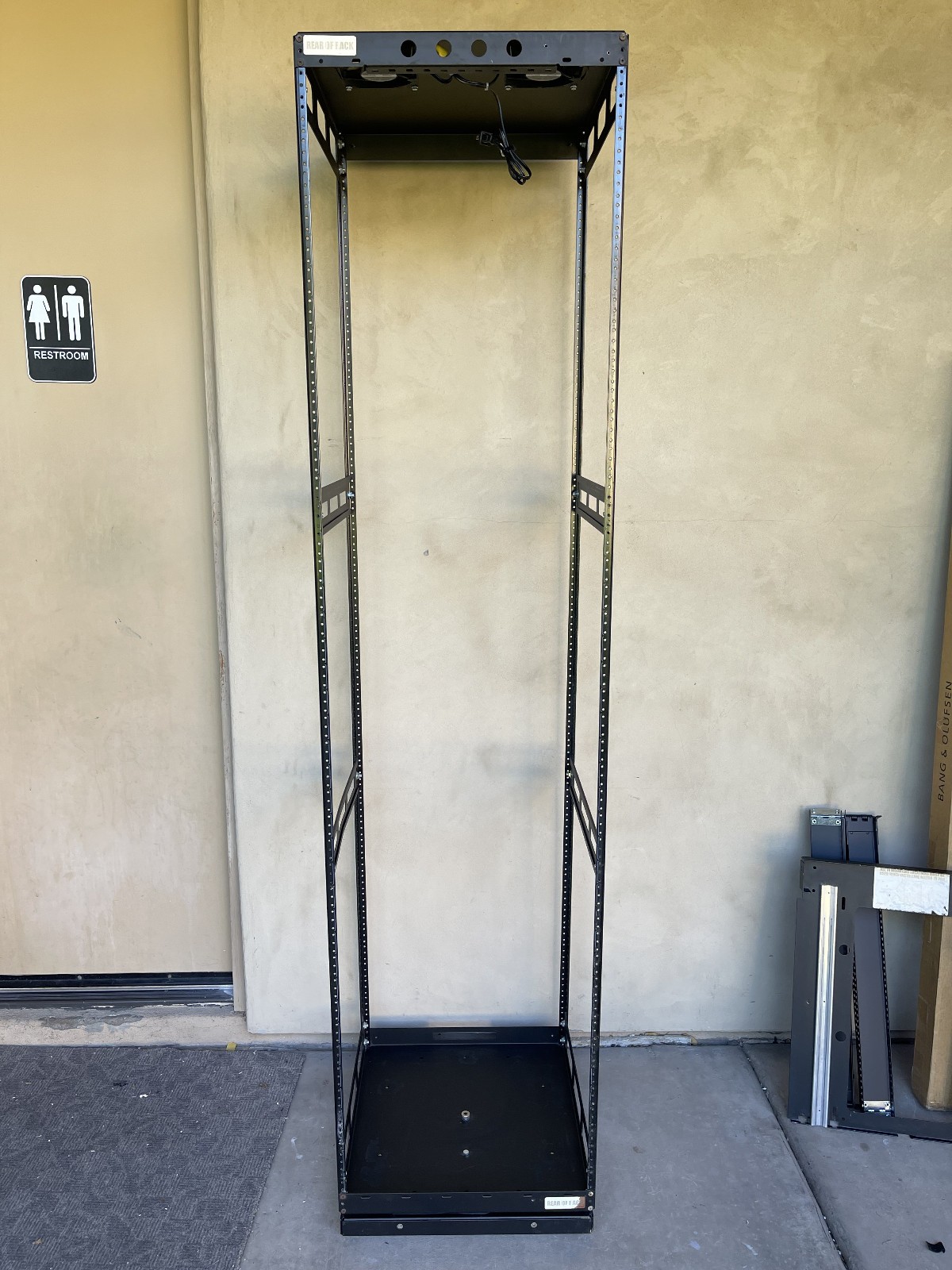 Middle Atlantic AX-SXR-43 43U Millwork & In-Wall Rotating AXS A/V Rack System