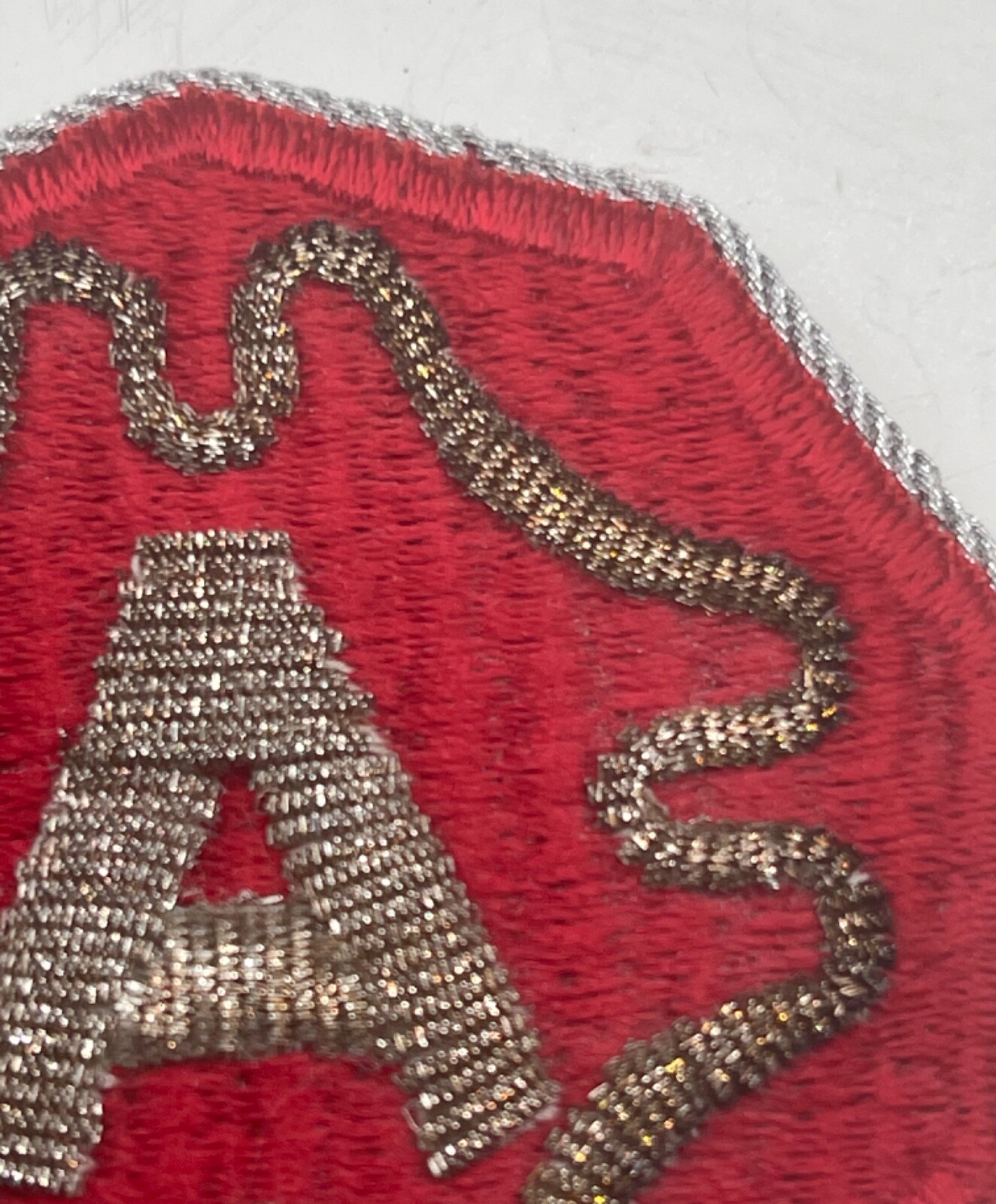 SPECTACULAR US ARMY POST WW2 9th ARMY BULLION PATCH GERMAN OCCUPATION MADE