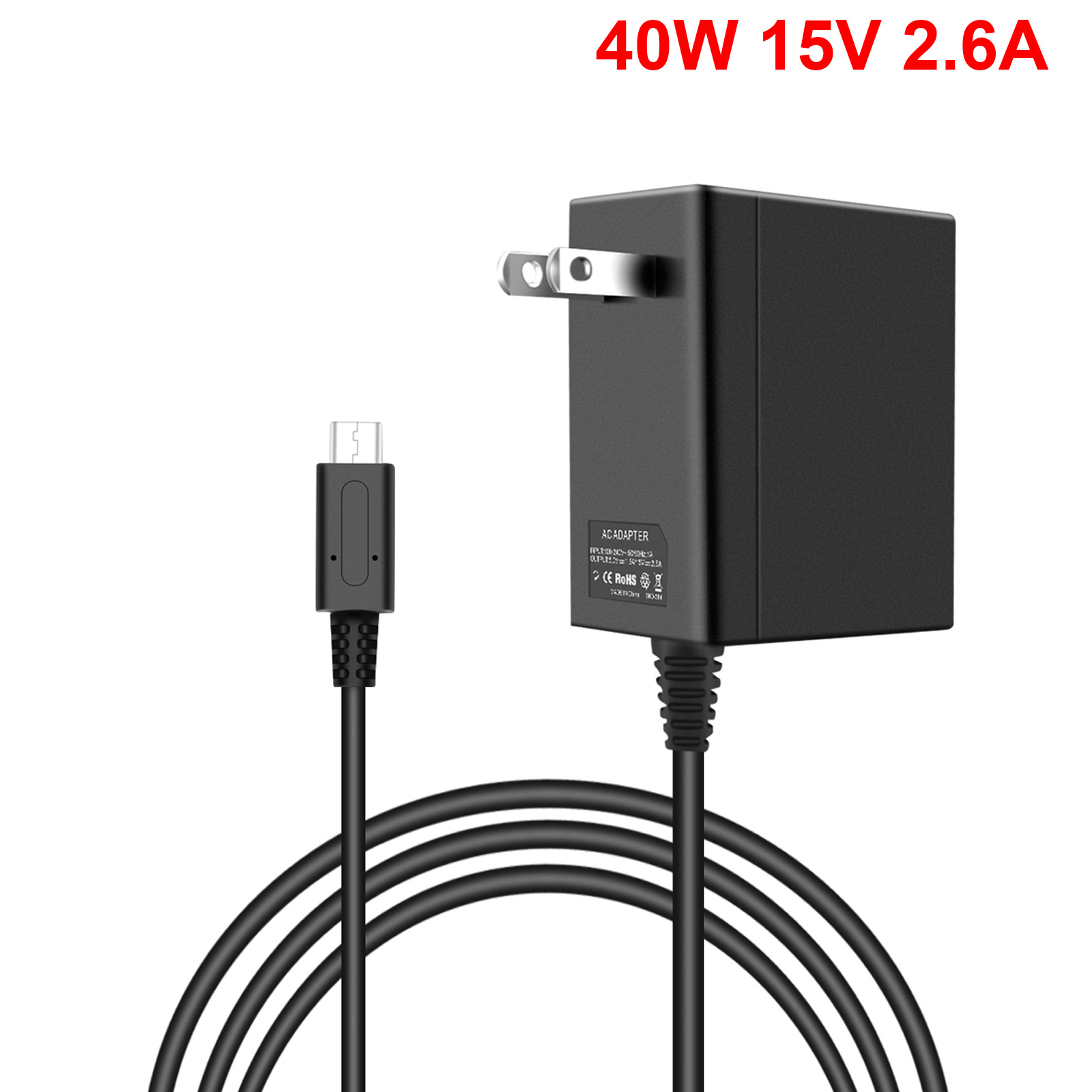 Wireless Controller for Nintendo Switch Gamepad Adapter Power Supply