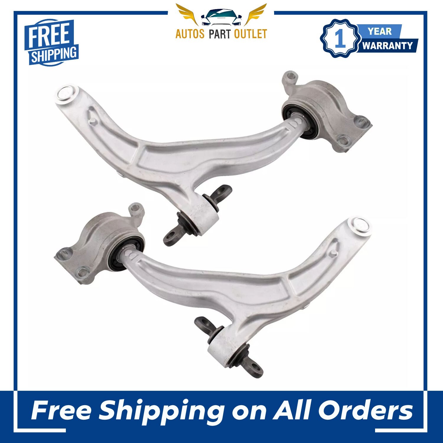 New Front Lower Control Arm w/ Ball Joint Set Fits For 2017-22 Chrysler Pacifica