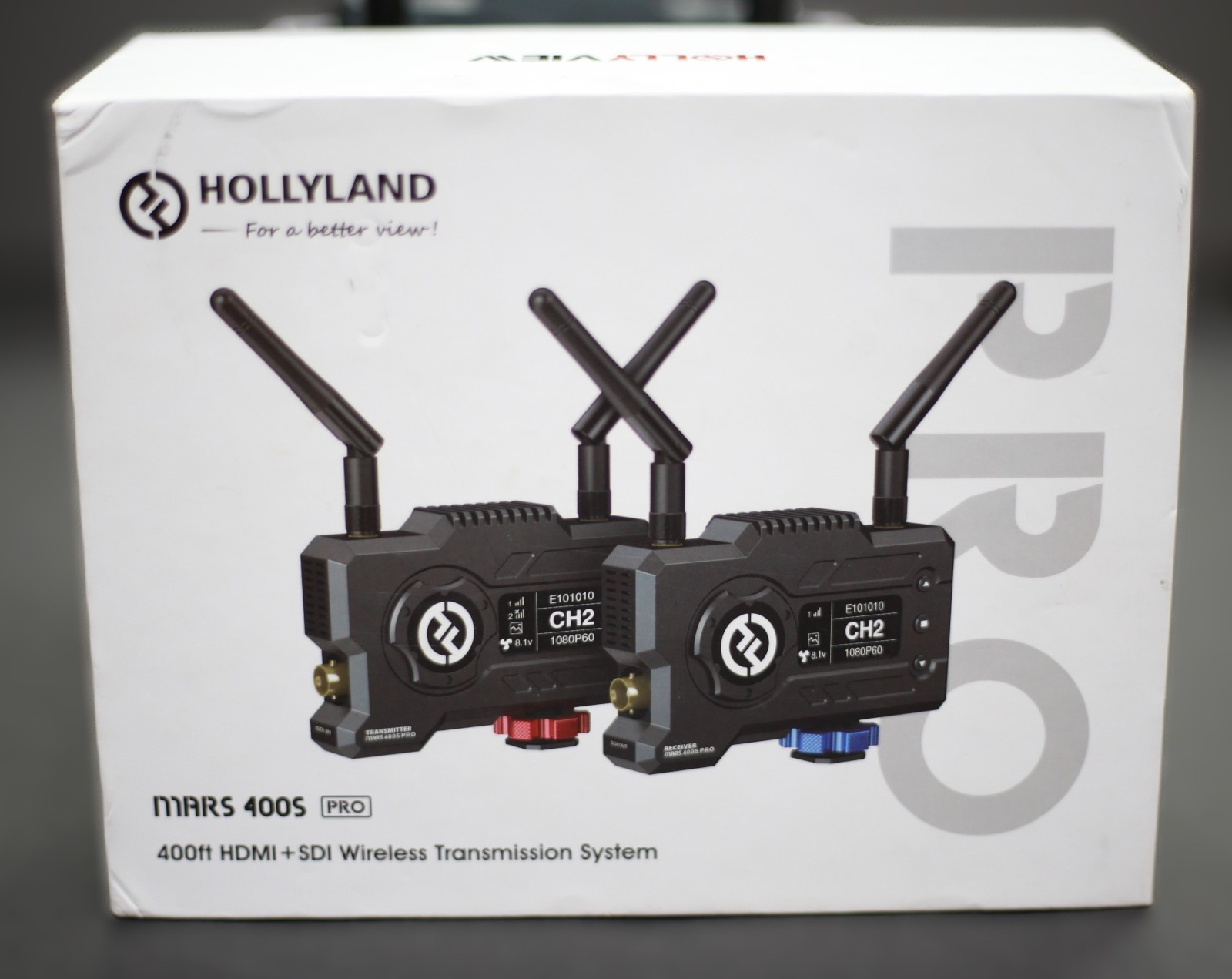 Hollyland Mars 400S Pro Wireless SDI/HDMI Video Transmission System 400ft Range