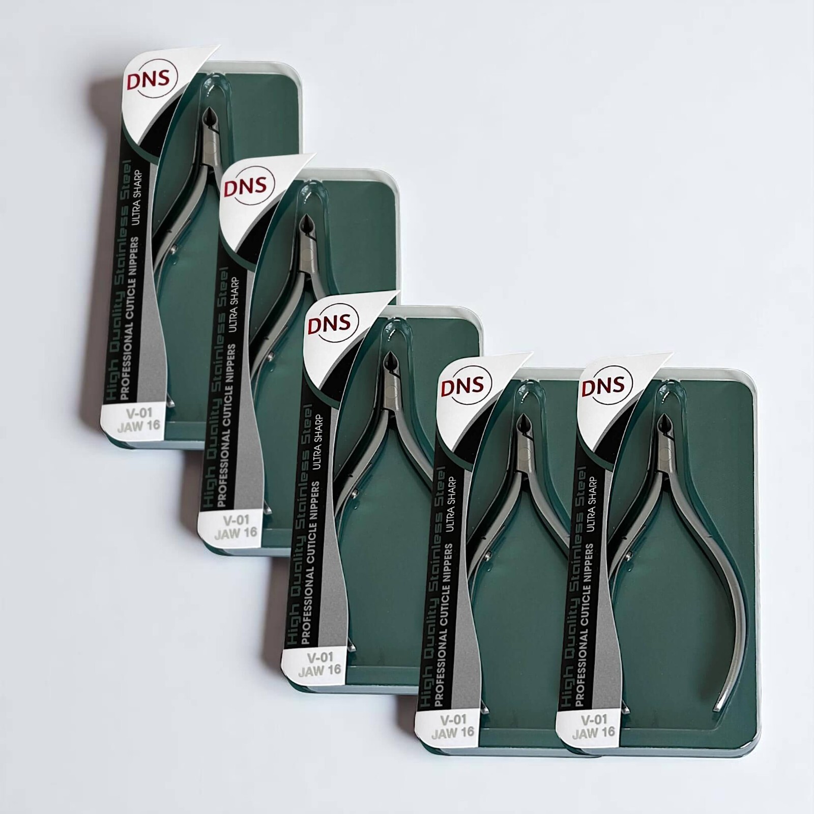 DNS Cuticle Nipper Round Head V01 Jaw #16 (Pack of 5)