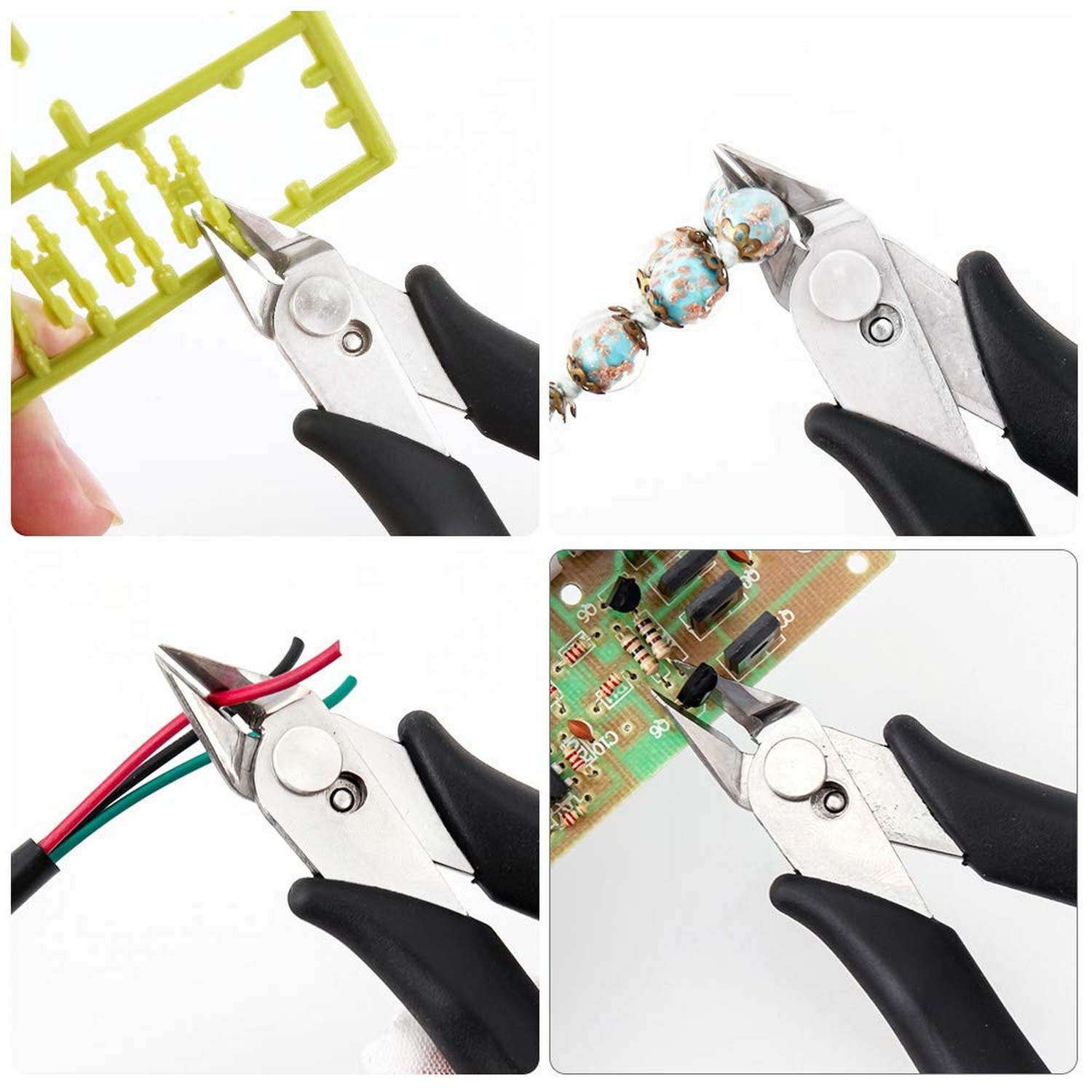 170 Wire Cutters Cable Cutters, Lightweight Precision Electronic Flush Cutter...