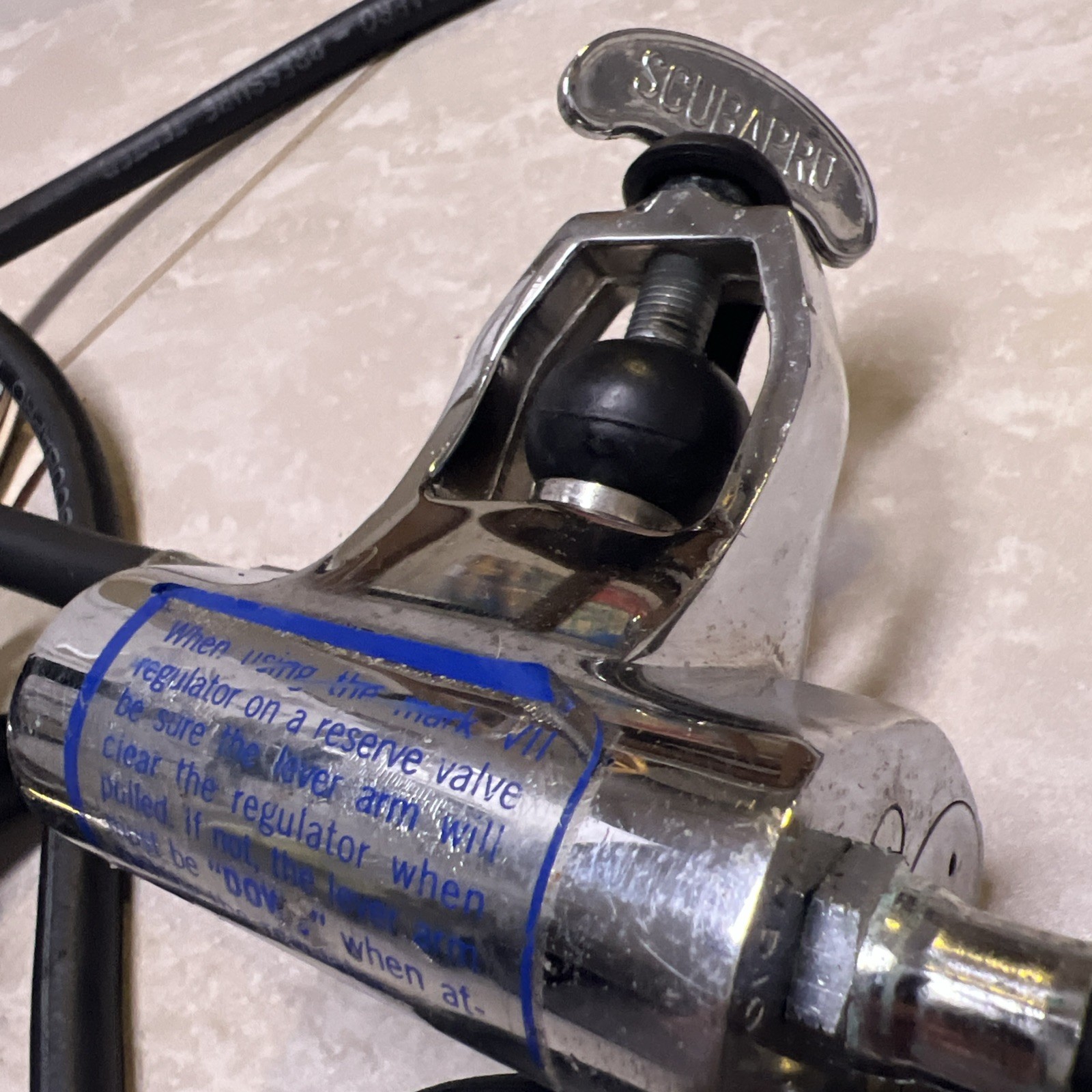 Scubapro Regulator Mark VII With Technical Manual Engineering Bulletin Vintage