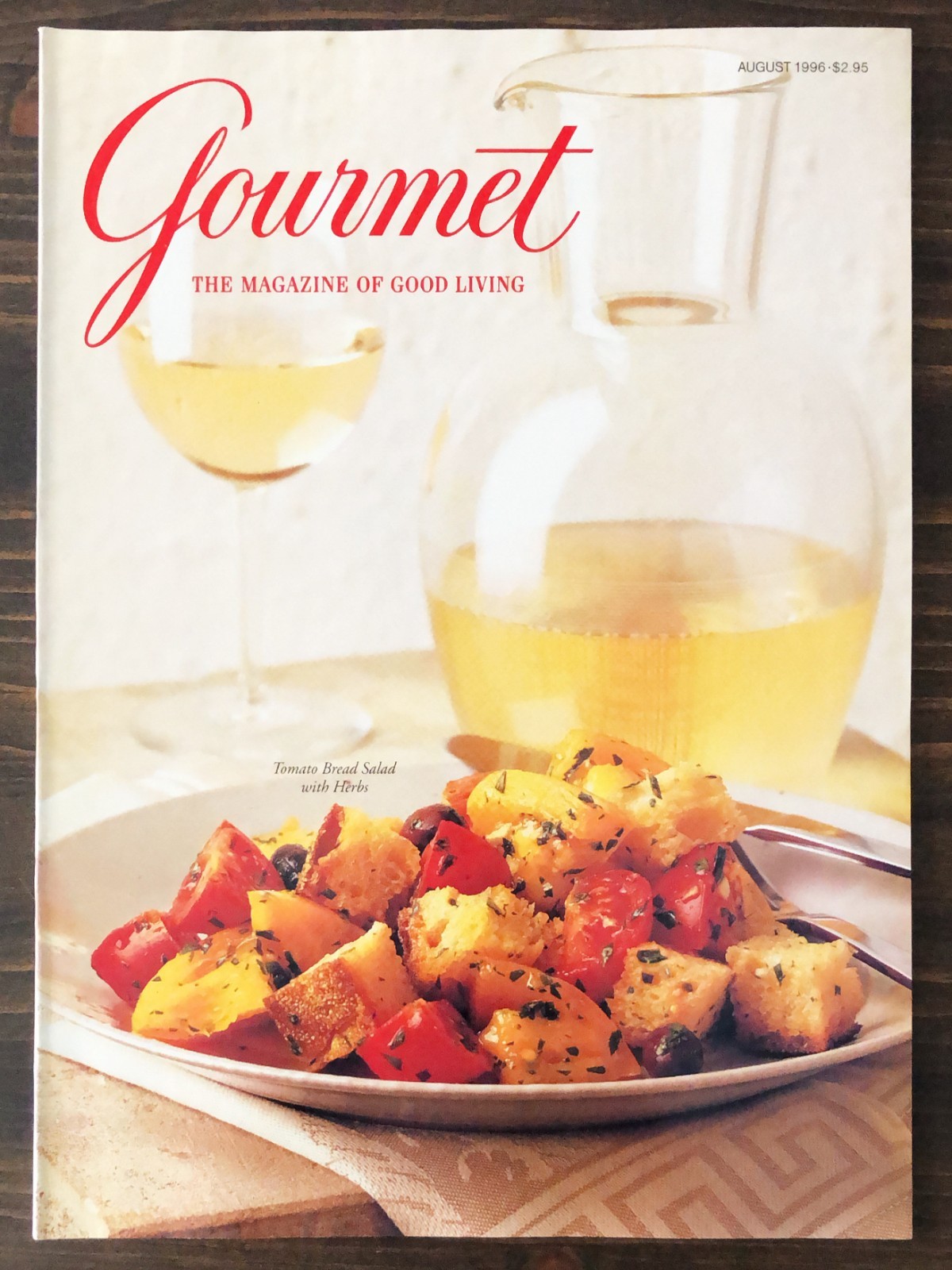 1996 Gourmet Magazine - Lot of 1 (August)