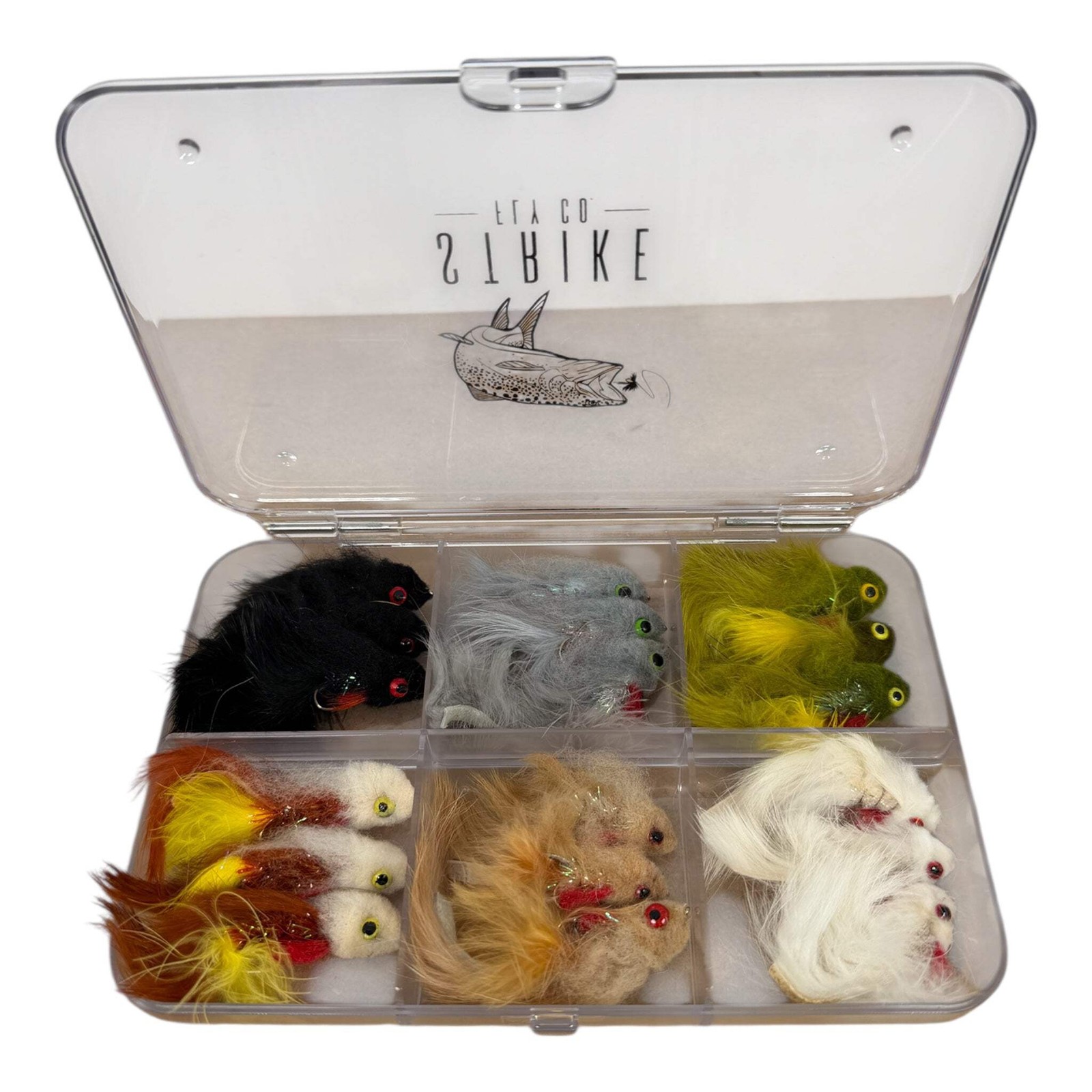 18 Piece Butt Monkey Streamer Assortment- Strike Fly Company