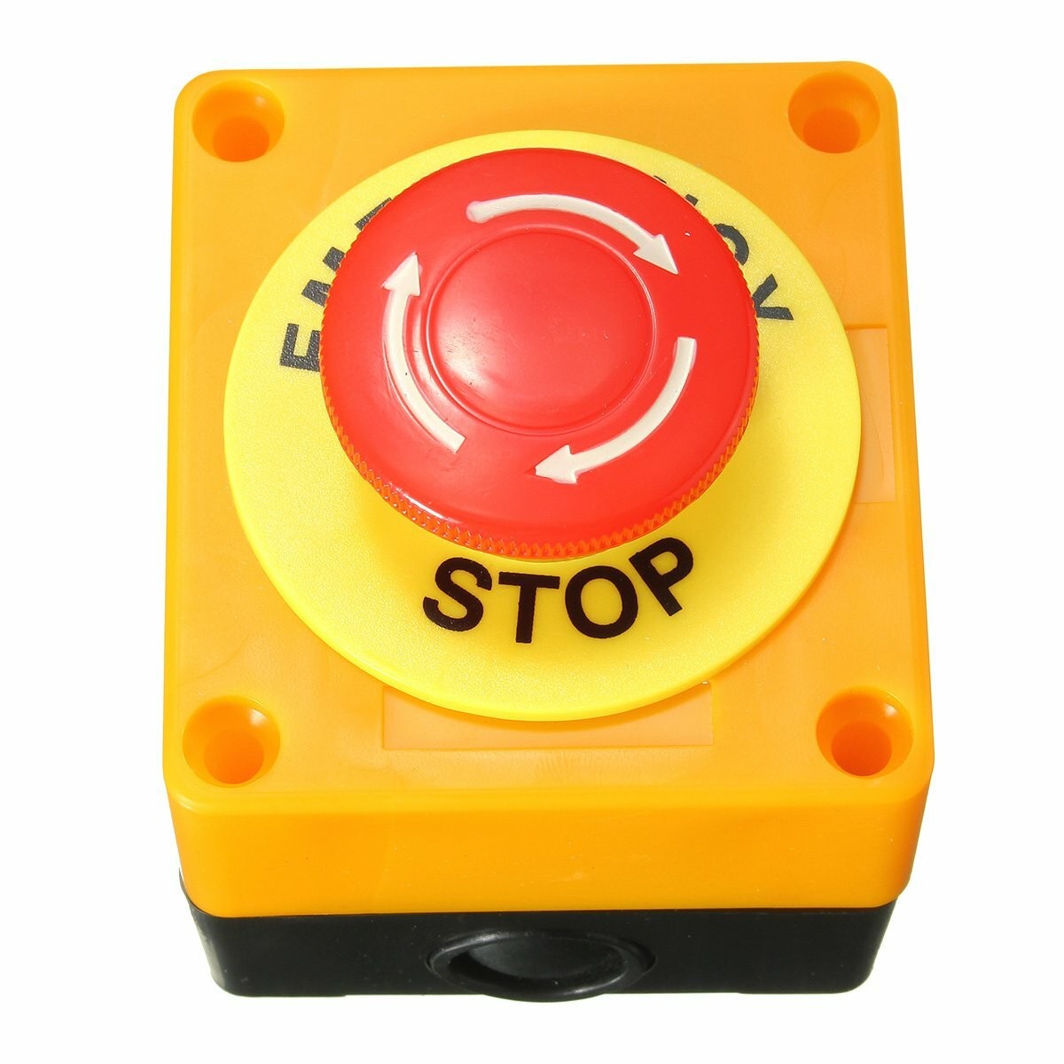 mxuteuk 22mm 2NC Red Mushroom Emergency Stop Push Button Switch Estop AC 660V