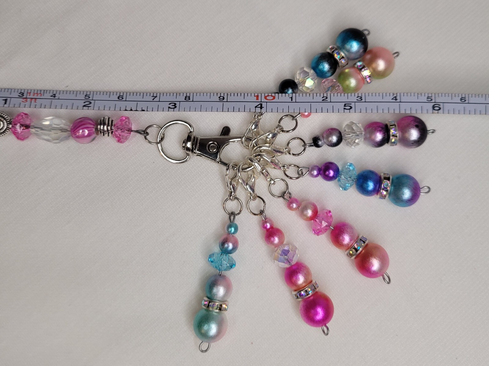 Stitch Markers Set- Beaded, Handmade