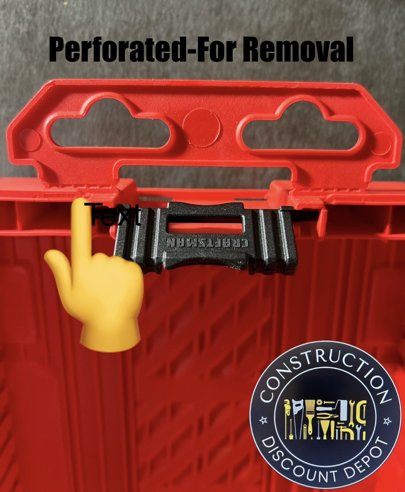 New CRAFTSMAN Compatible VERSASTACK Toolbox W/Removable Tray 1/4" Ratchet Socket