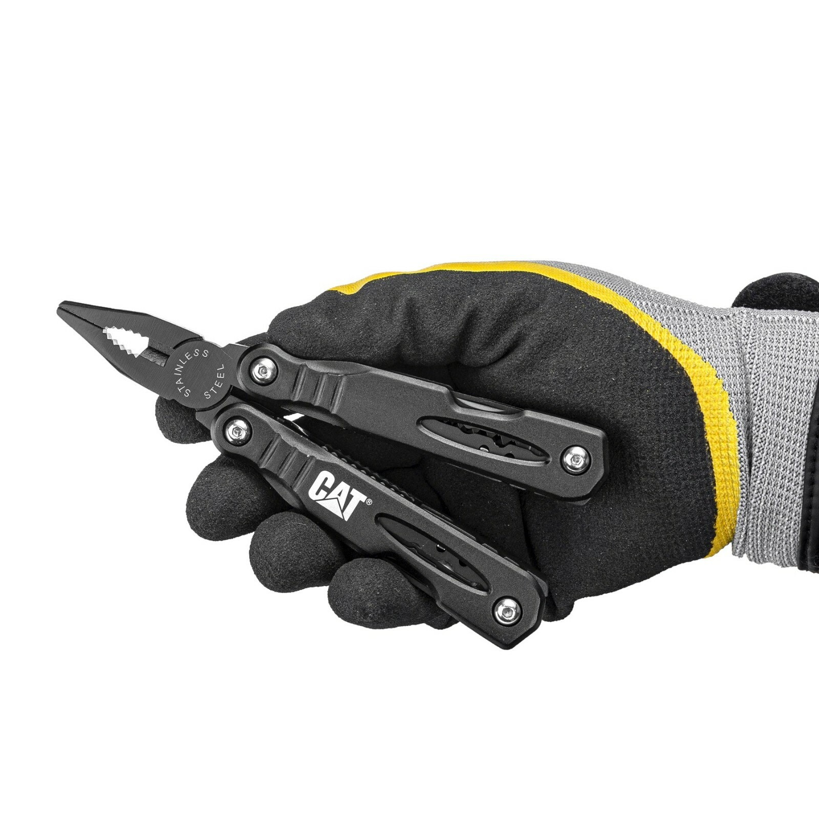 Caterpillar Multi-Function Tool 13-In-1 Black Aluminum Handle Stainless Tools