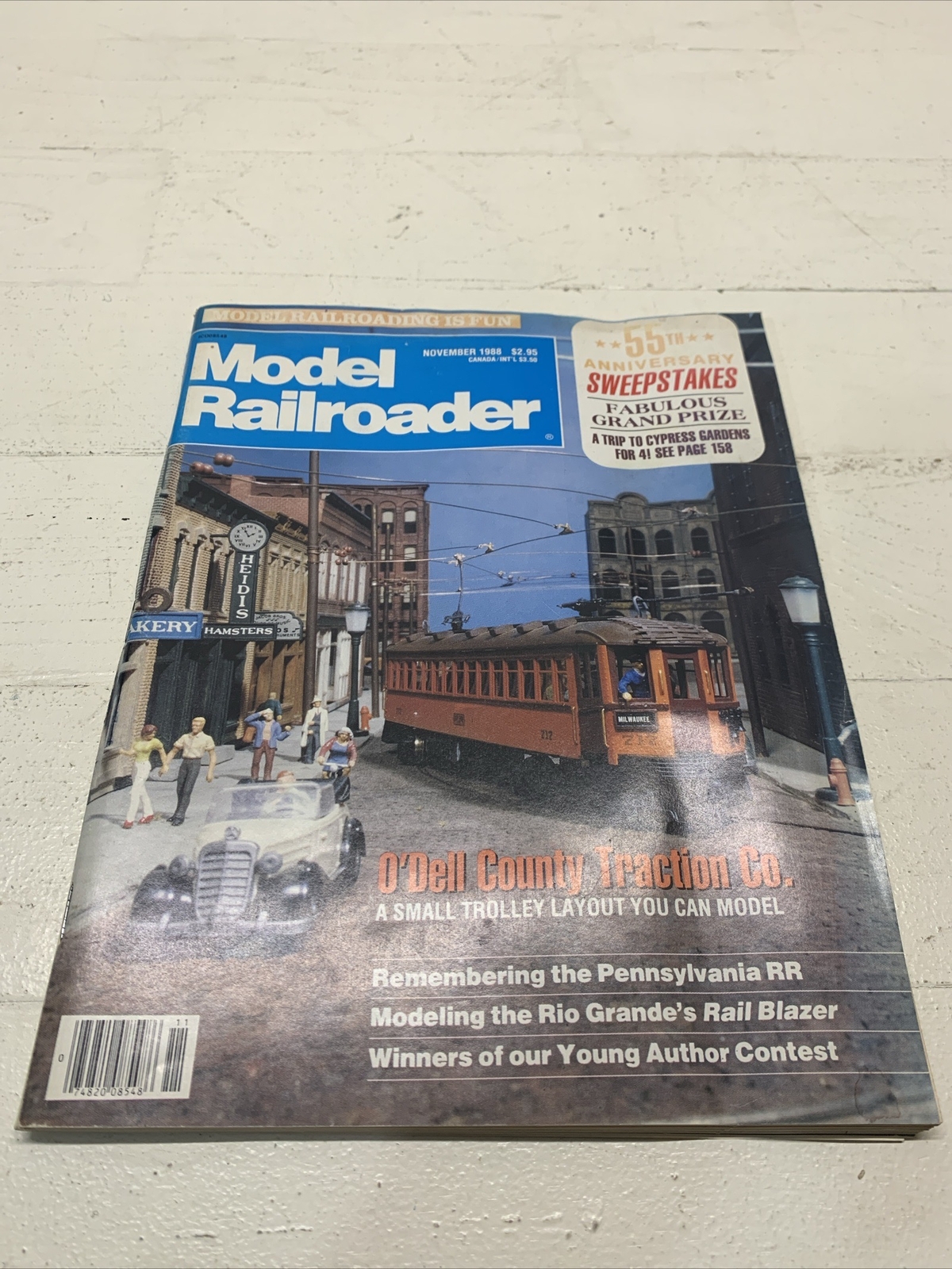Model Railroader magazine November 1988