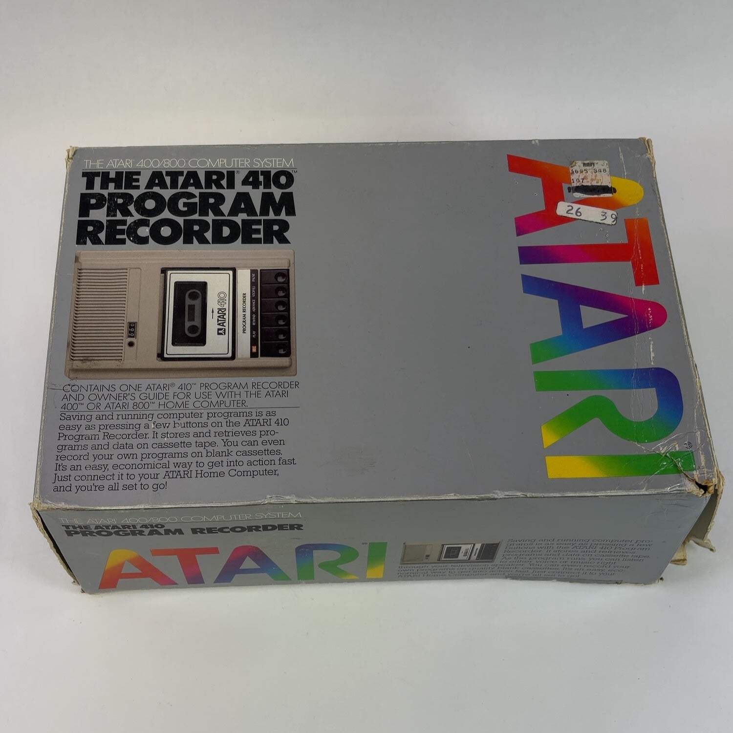 Atari 410 Program Recorder Program Recorder 410 CAO 14301-10