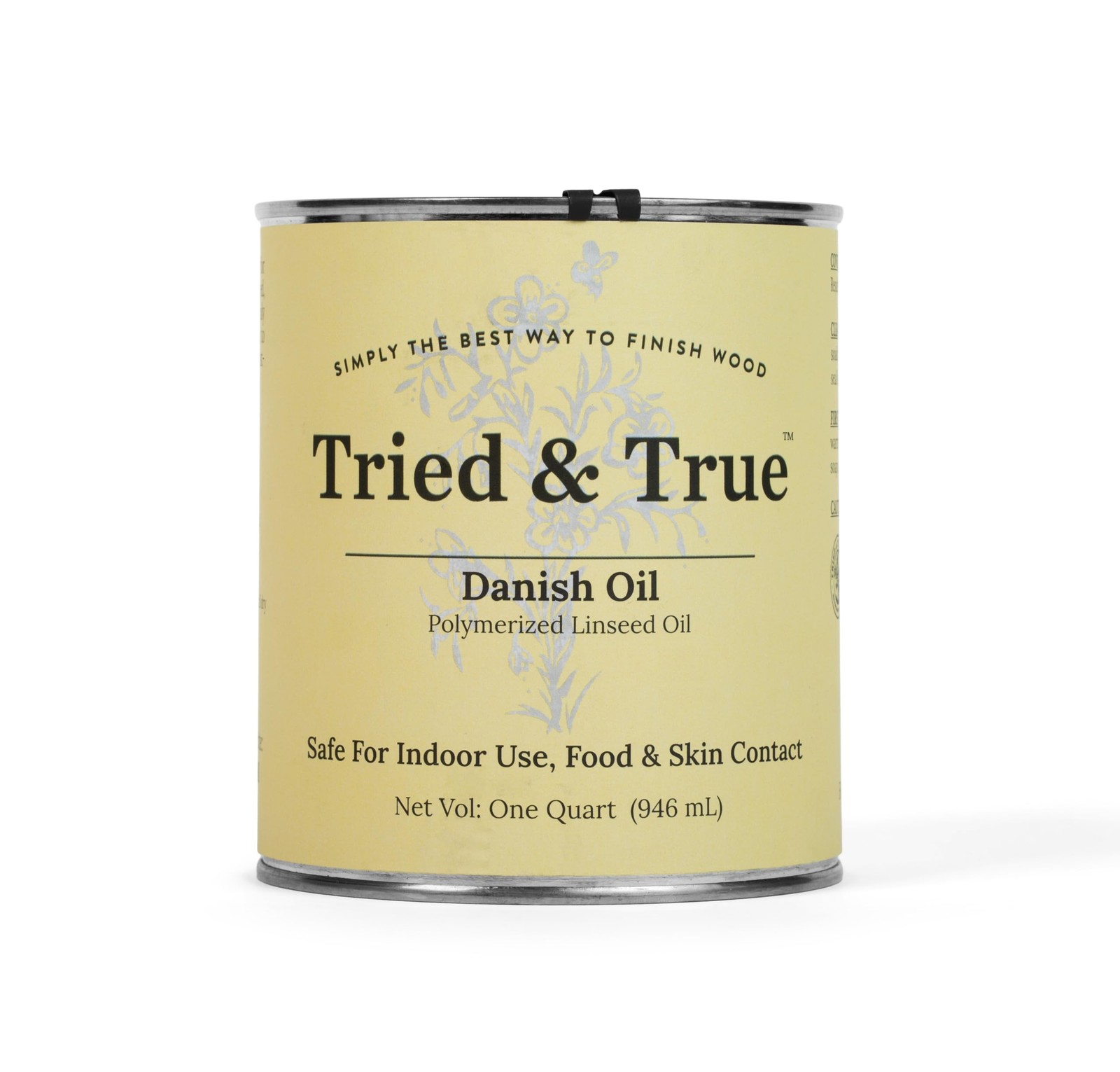 Finish Wood Furniture Fast - Tried & True Danish Oil Quart