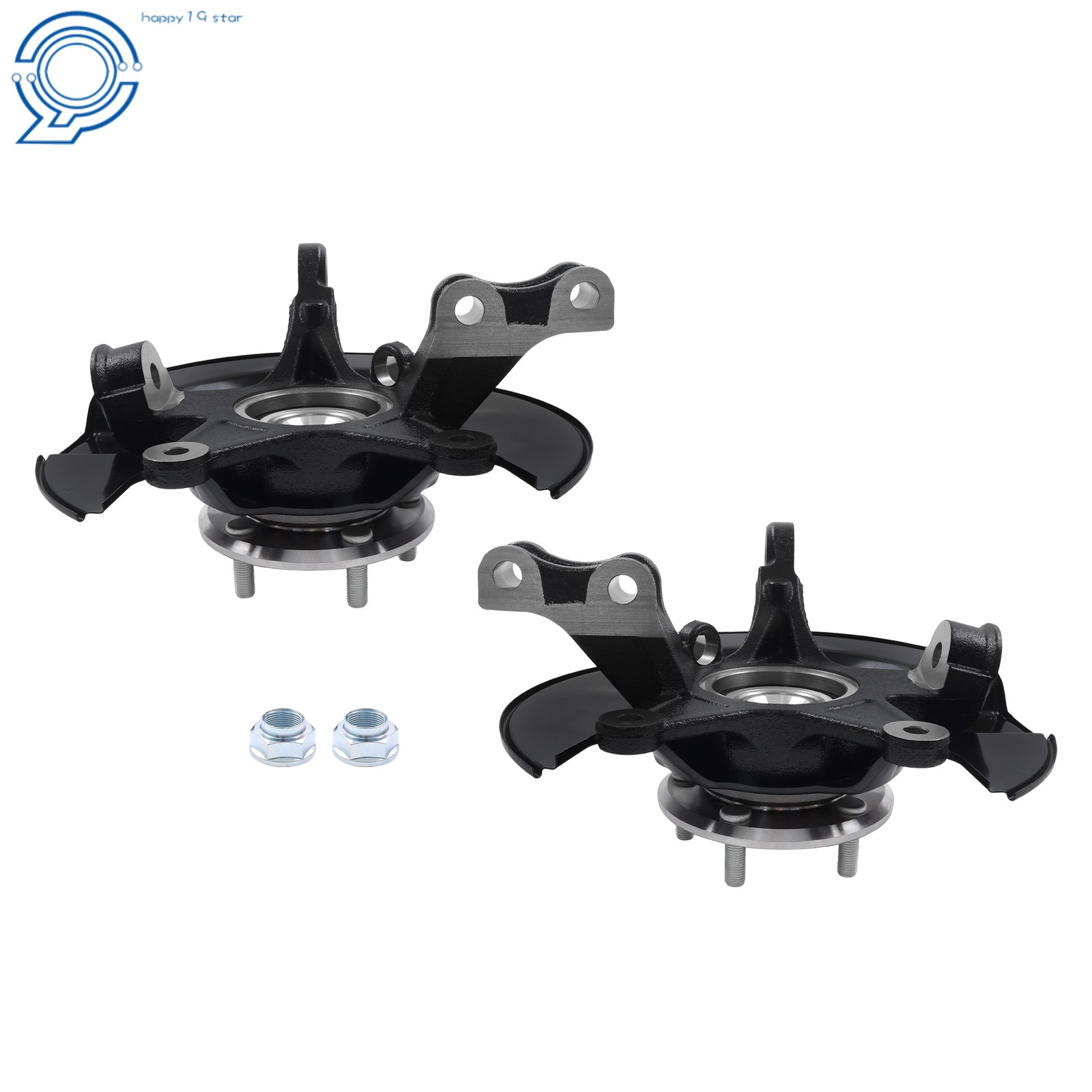 Front Left & Right Steering Knuckle & Wheel Hub Bearing Assembly for Honda Pilot