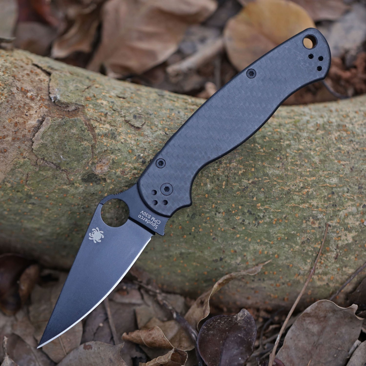 Carbon Fiber Handle With 440c Stainless Steel Blade Pocket Knife Para Military