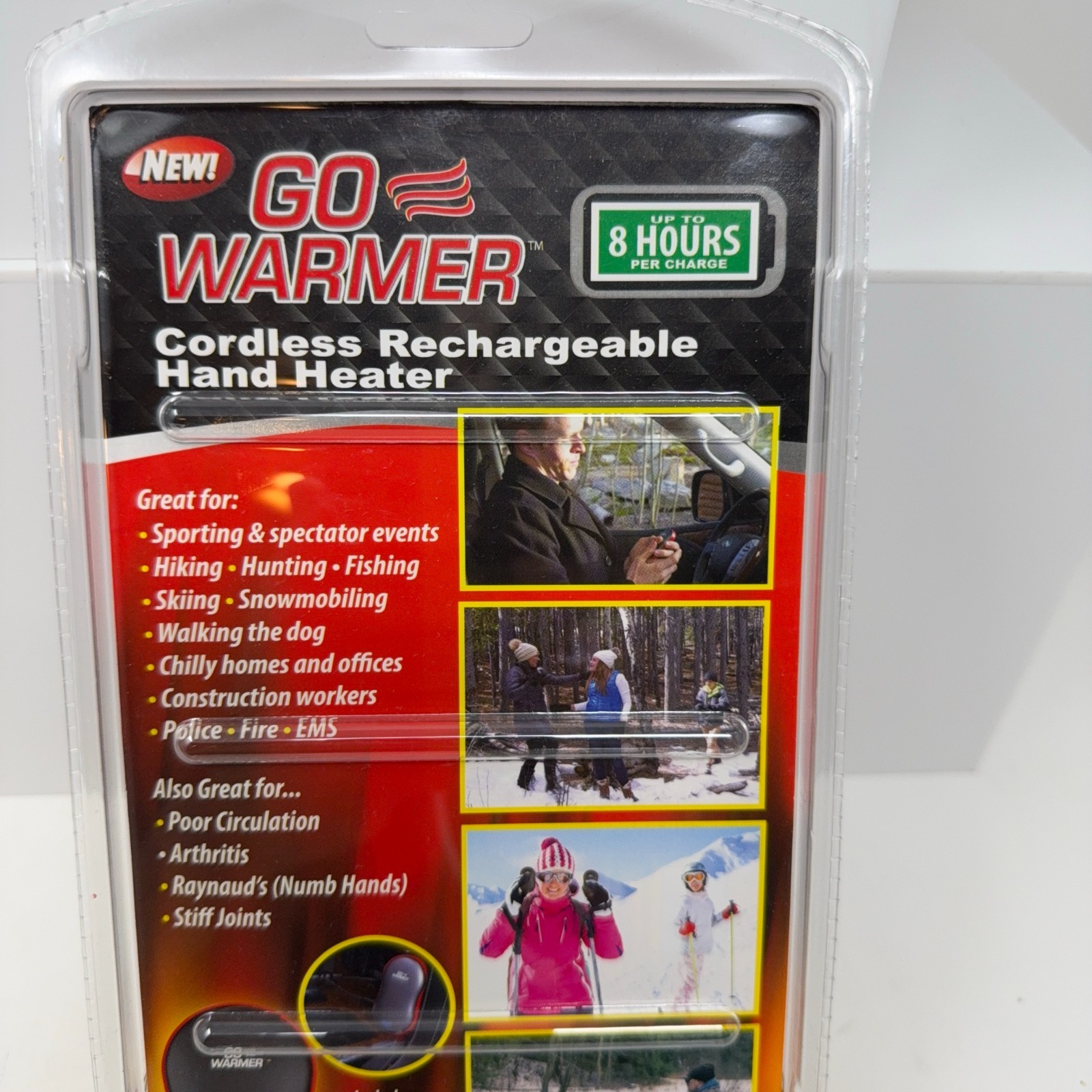 Spark Innovators Go Warmer Cordless Rechargeable Hand Heater