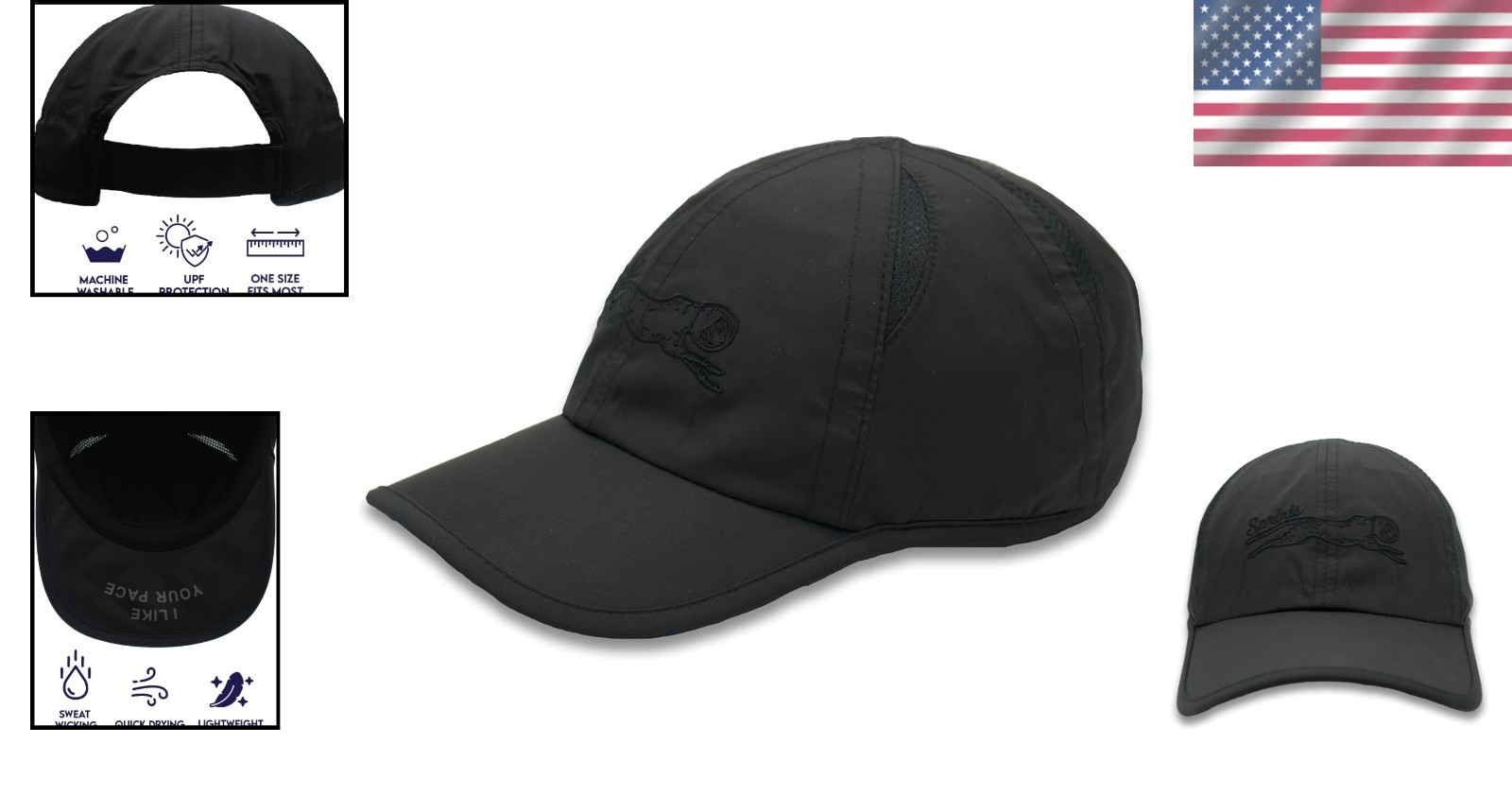 Lightweight Performance Running Cap