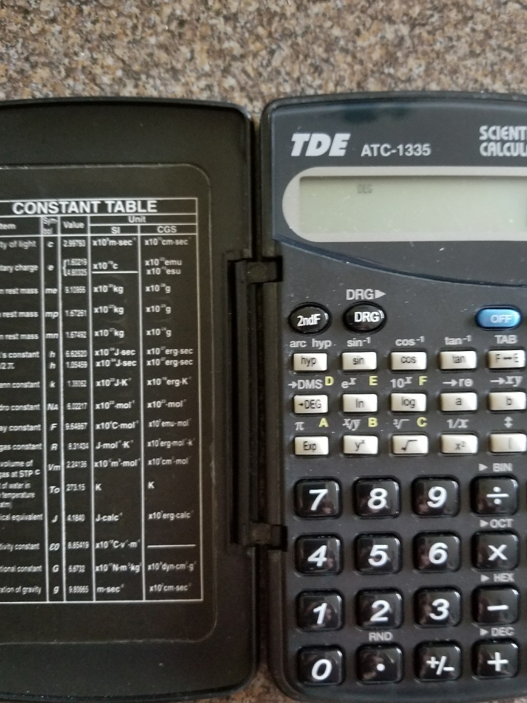 TDE Brand ~ ATC-1335 ~ Scientific Calculator