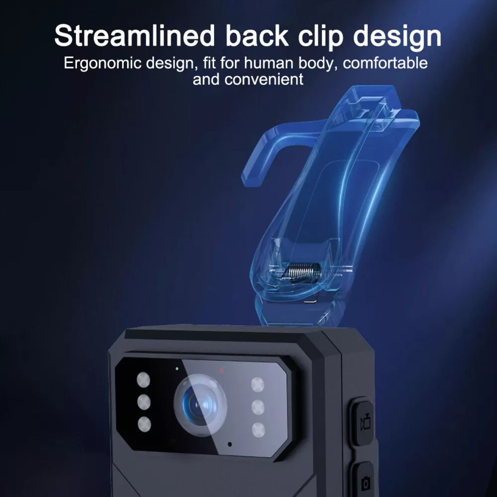 4K HD Police Wearable Cam Body Camera Recorder w/ Audio Night Vision Record 128G